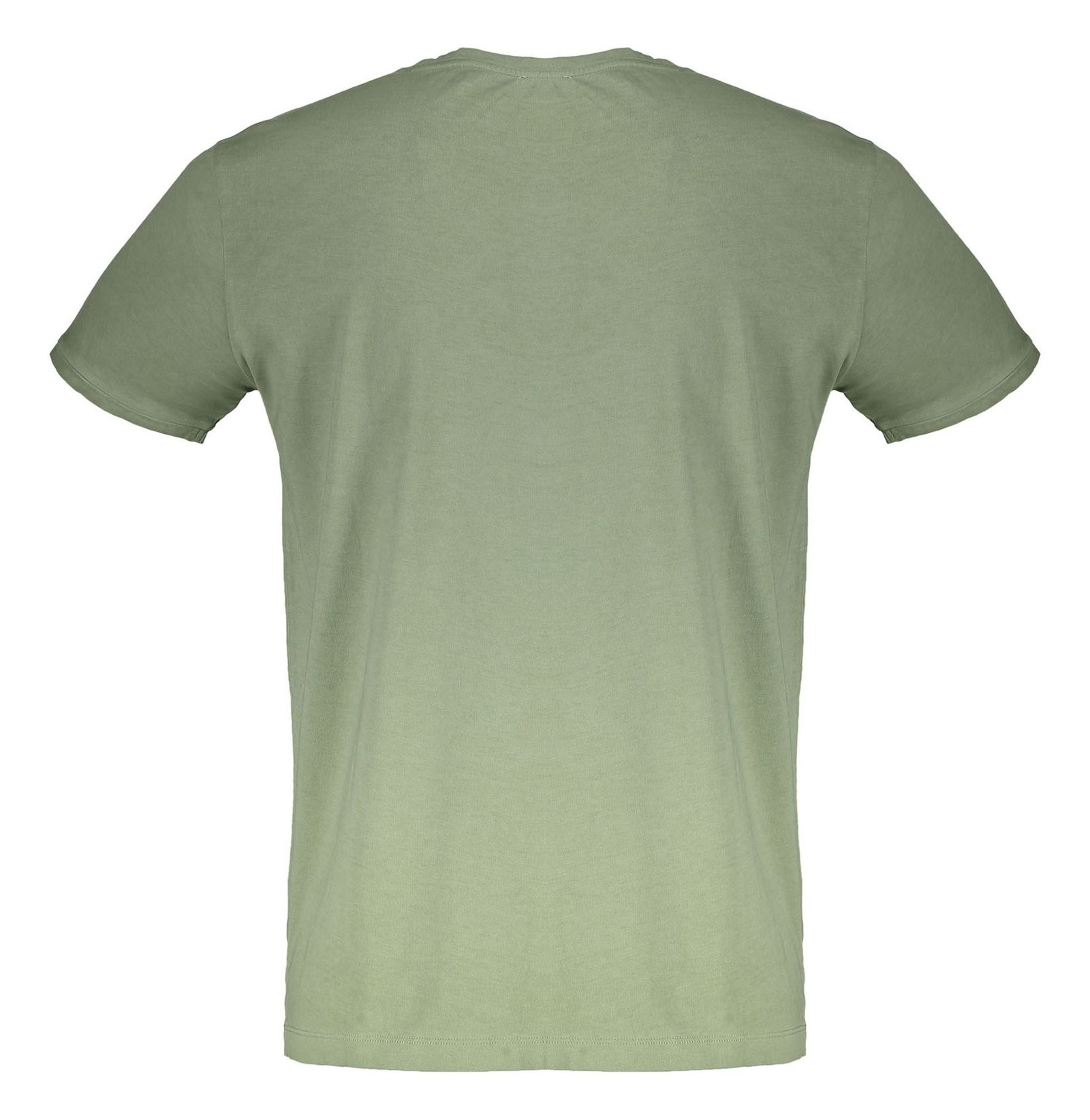 تی شرت نخی یقه گرد مردانه Tomlouis - باس اورنج - سبز - 4