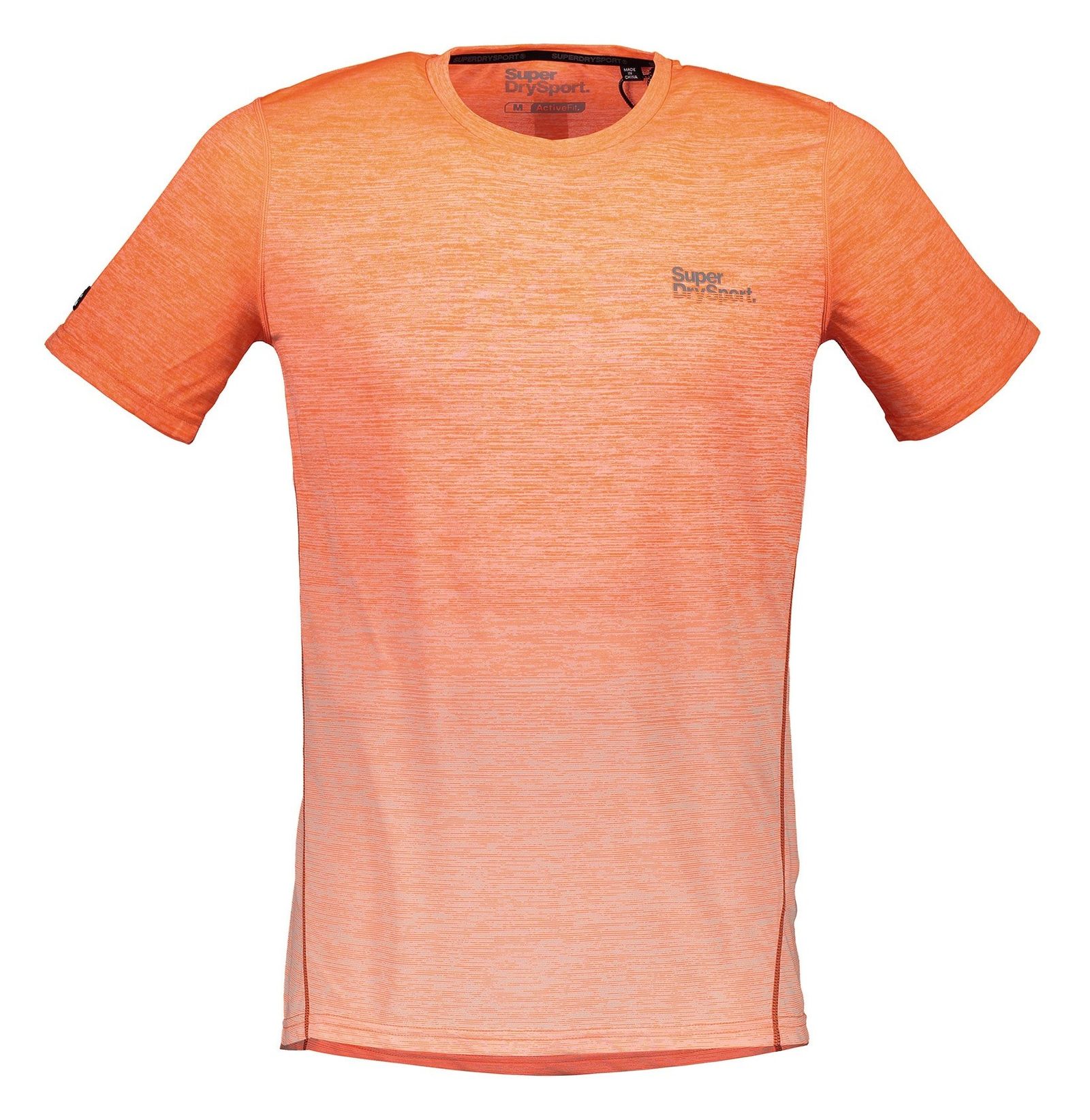 تی شرت یقه گرد مردانه - سوپردرای - نارنجي - 1
