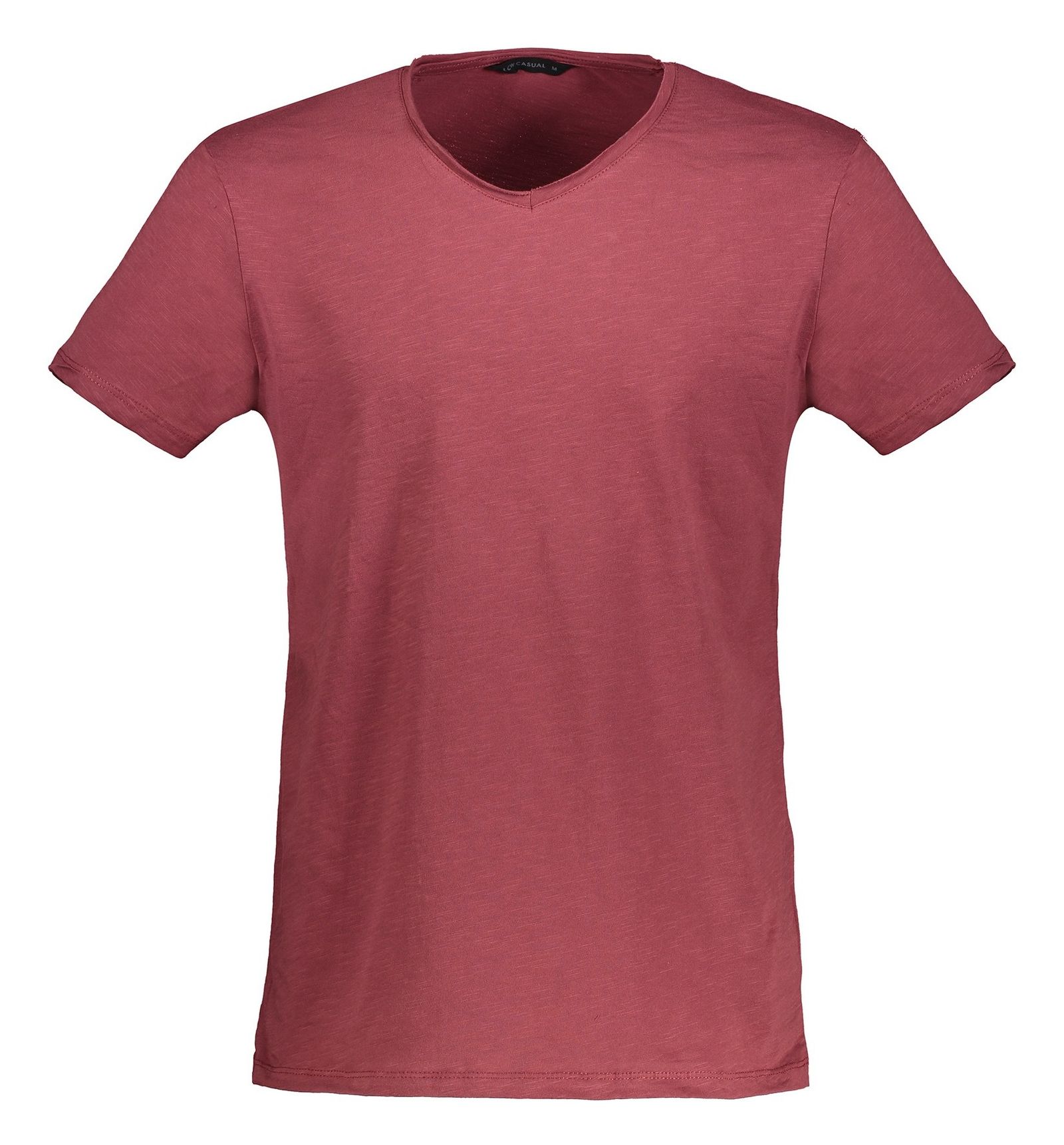 تی شرت نخی یقه گرد مردانه - ال سی وایکیکی - قرمز - 1