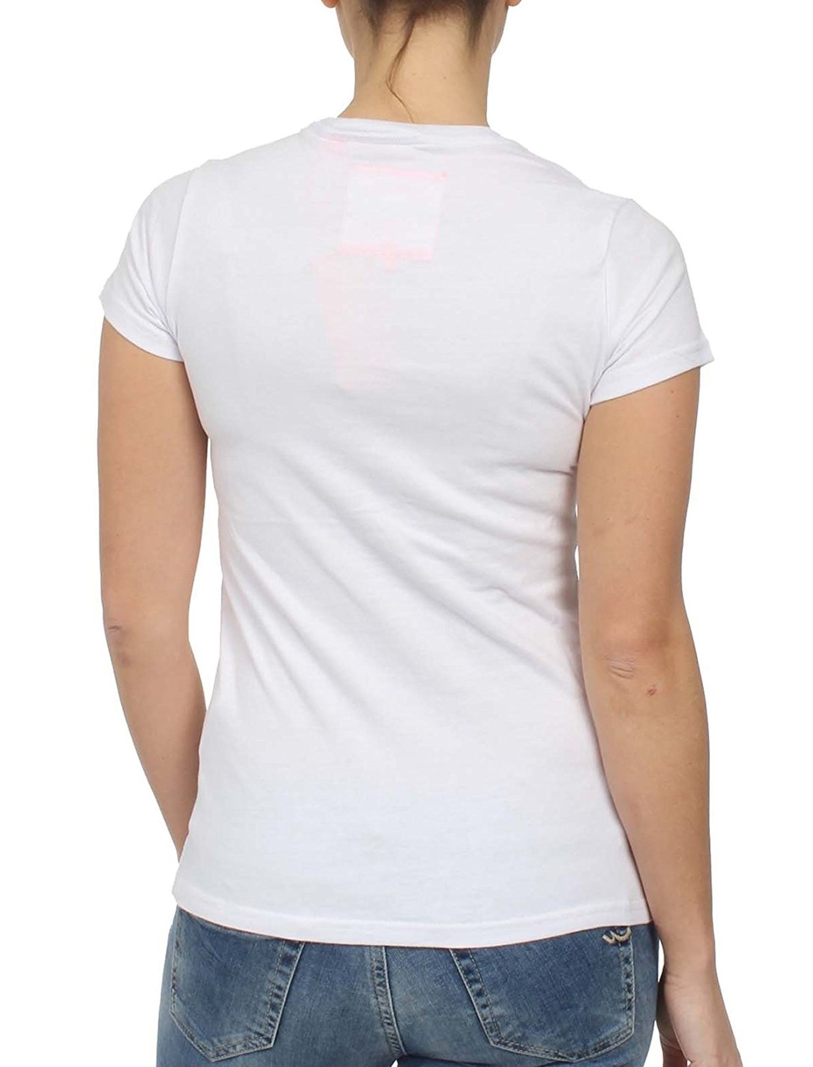 تی شرت یقه گرد زنانه - سوپردرای - سفيد - 5