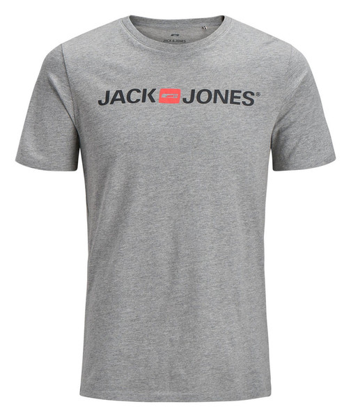 تی شرت نخی یقه گرد مردانه - جک اند جونز