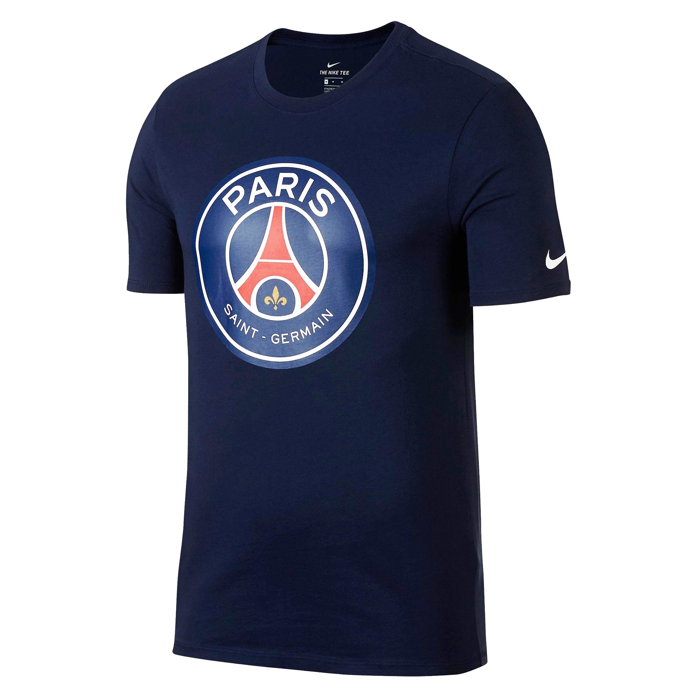 تی شرت نخی یقه گرد مردانه PSG Nike Evergreen - نایکی