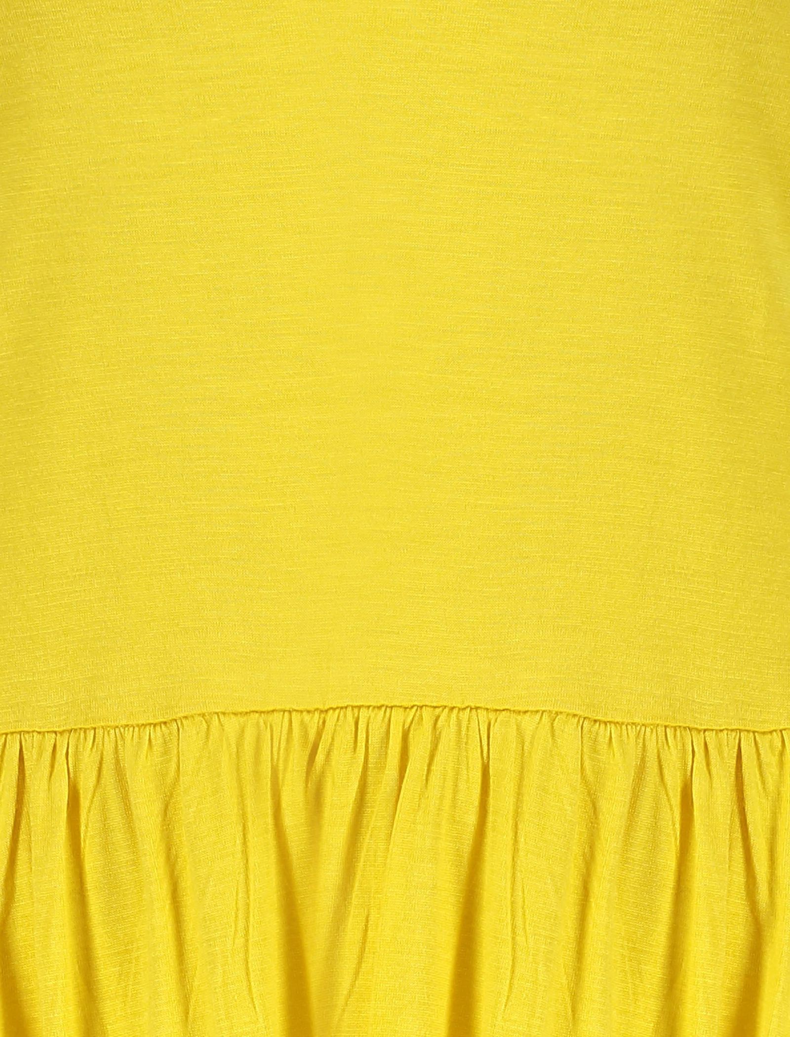 تی شرت ویسکوز یقه گرد زنانه - یوپیم - زرد  - 6