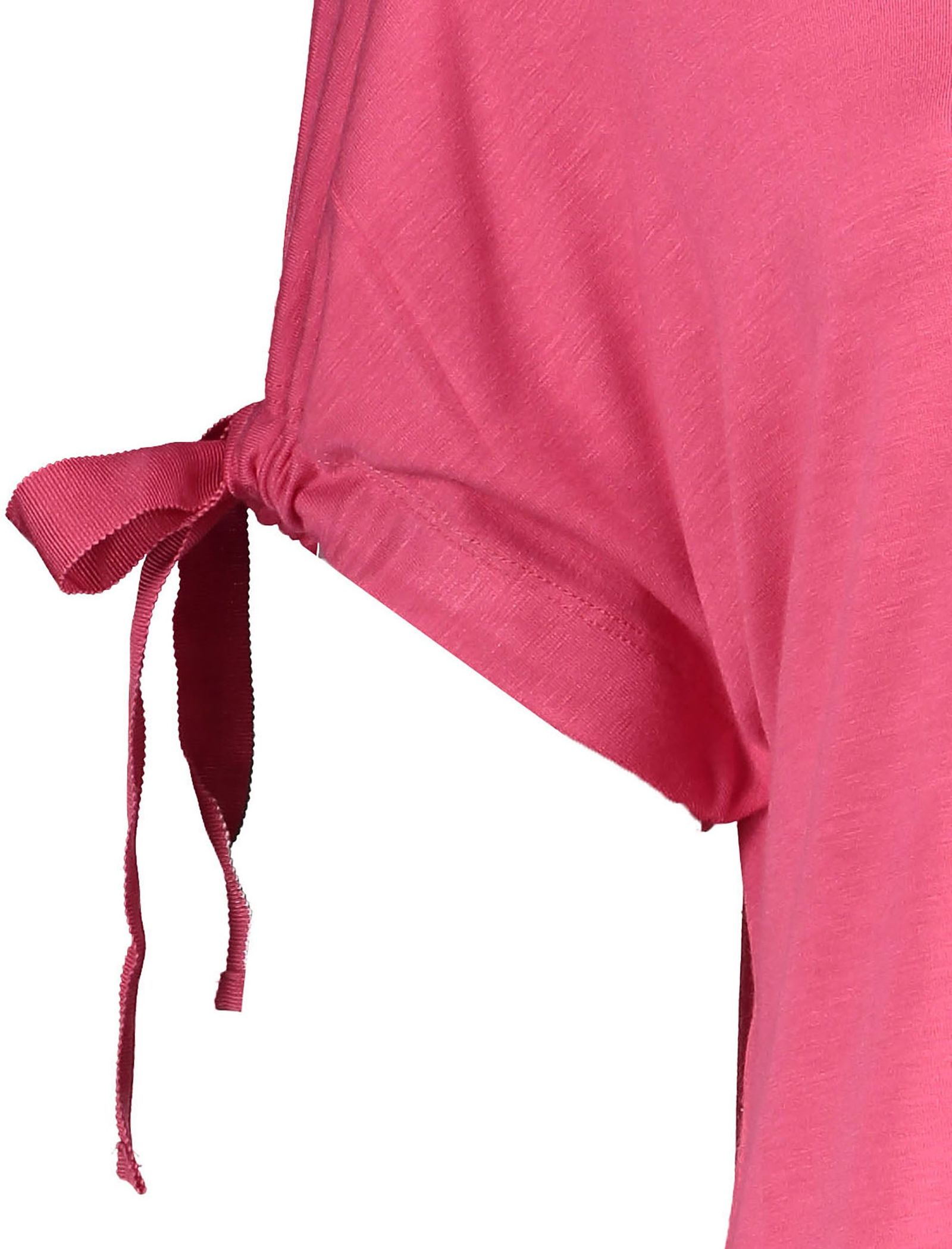 تی شرت ویسکوز یقه هفت زنانه - یوپیم - صورتي - 5