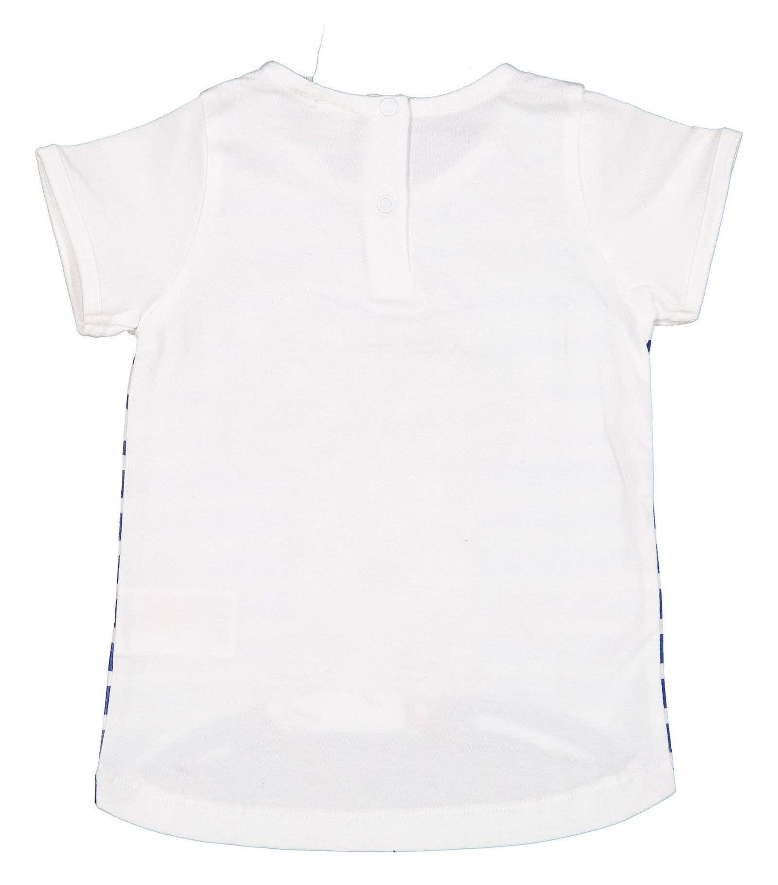 تی شرت و شلوارک نخی نوزادی دخترانه - ایدکس - سفيد و قرمز - 5