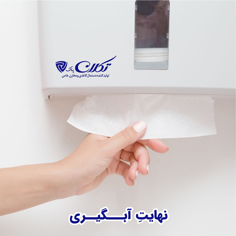 دستمال کاغذی 150 برگ تکلان پاک مدل بهار بسته 16 عددی