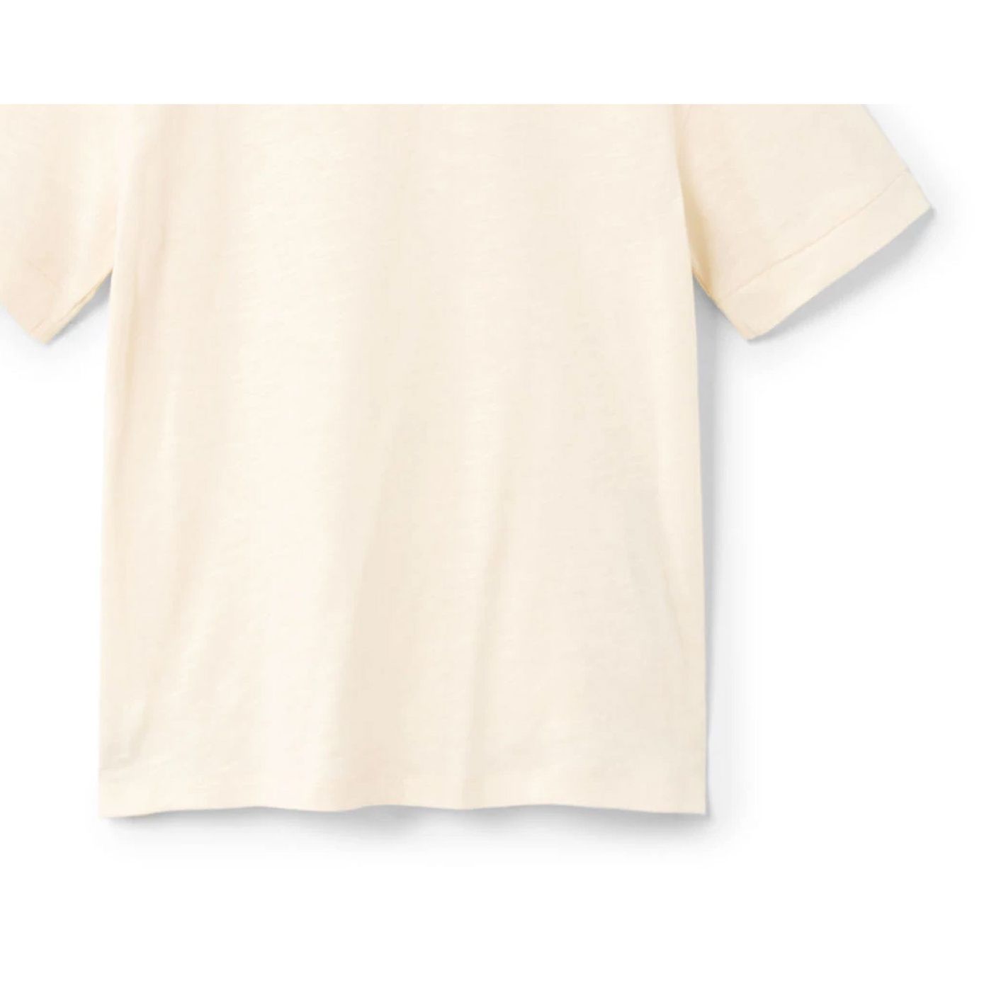 تی شرت نخی یقه گرد پسرانه - مانگو - بژ  - 4