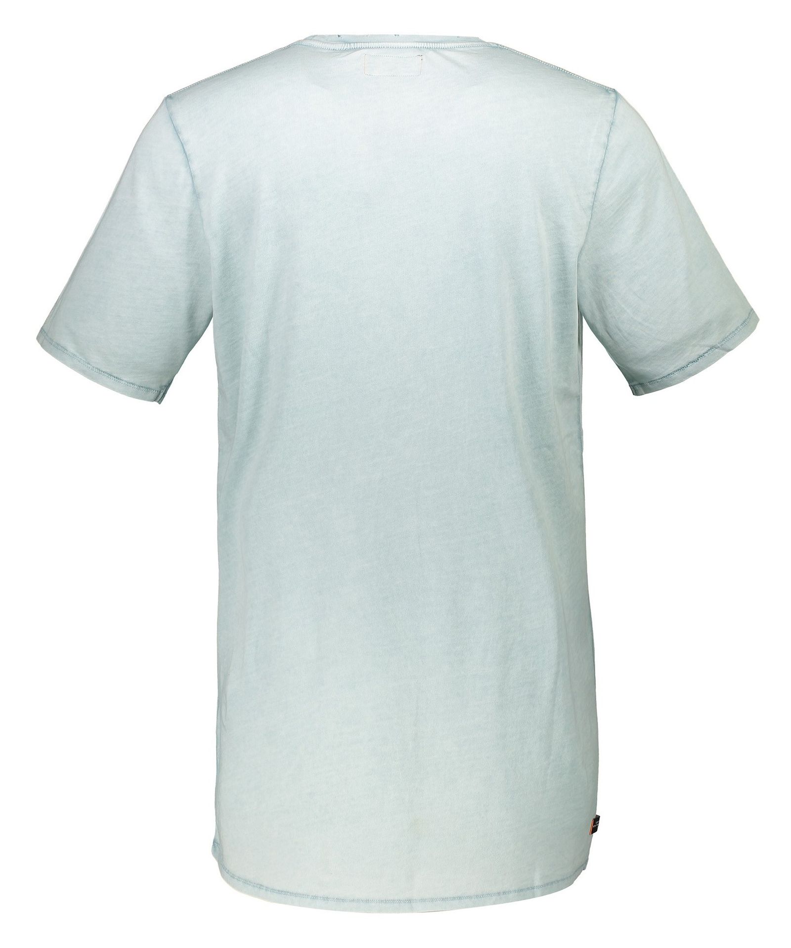 تی شرت نخی یقه گرد مردانه - سوپردرای - آبی - 3