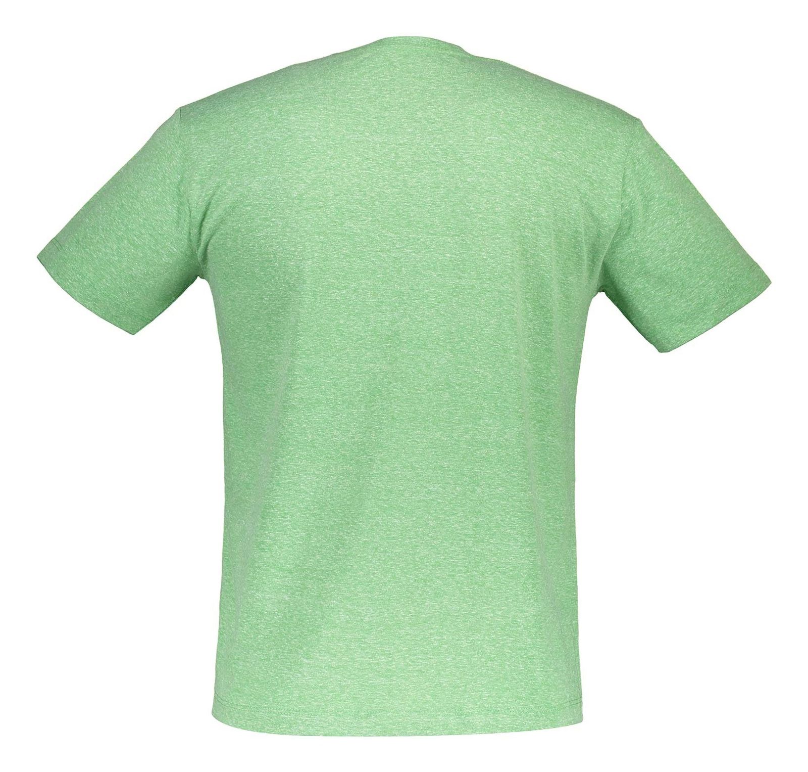 تی شرت یقه گرد مردانه - متی - سبز - 3