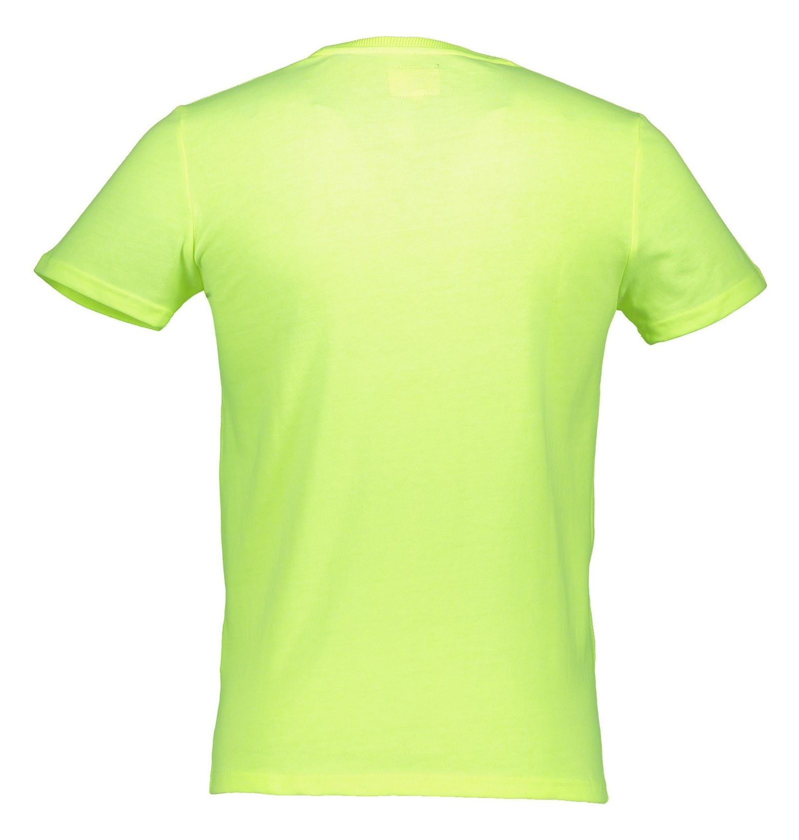 تی شرت یقه گرد مردانه - سوپردرای - زرد - 3