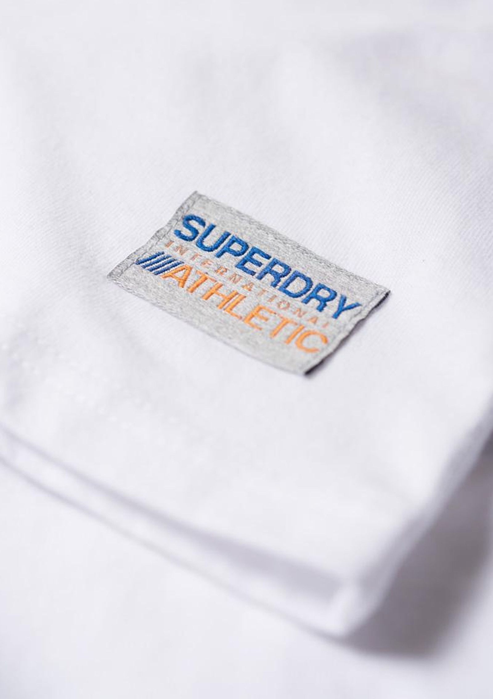 تی شرت نخی یقه گرد مردانه - سوپردرای - سفيد - 5