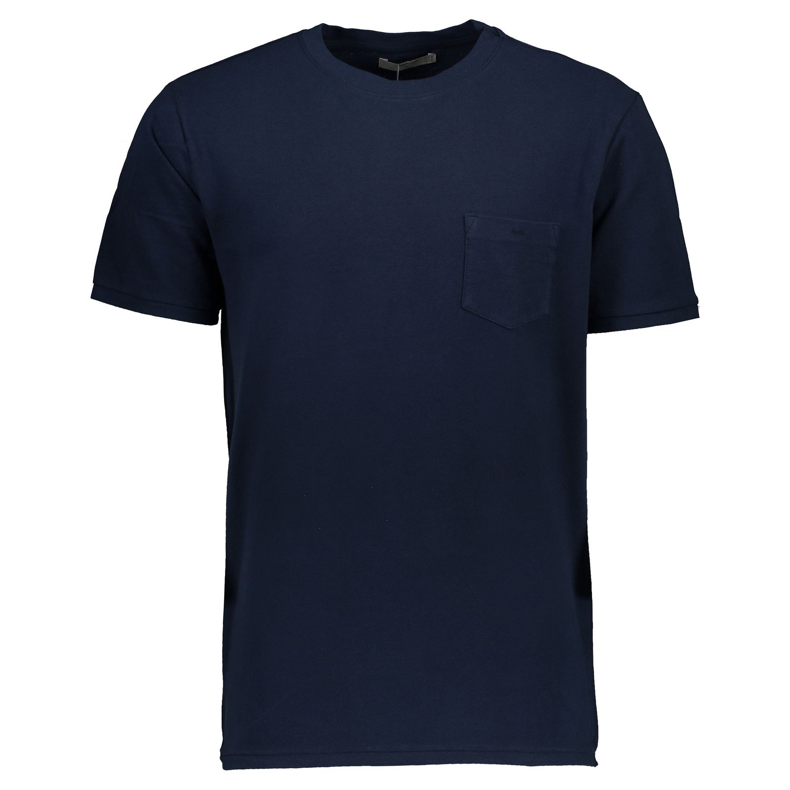 تی شرت نخی یقه گرد مردانه - مانگو - سرمه ای - 1