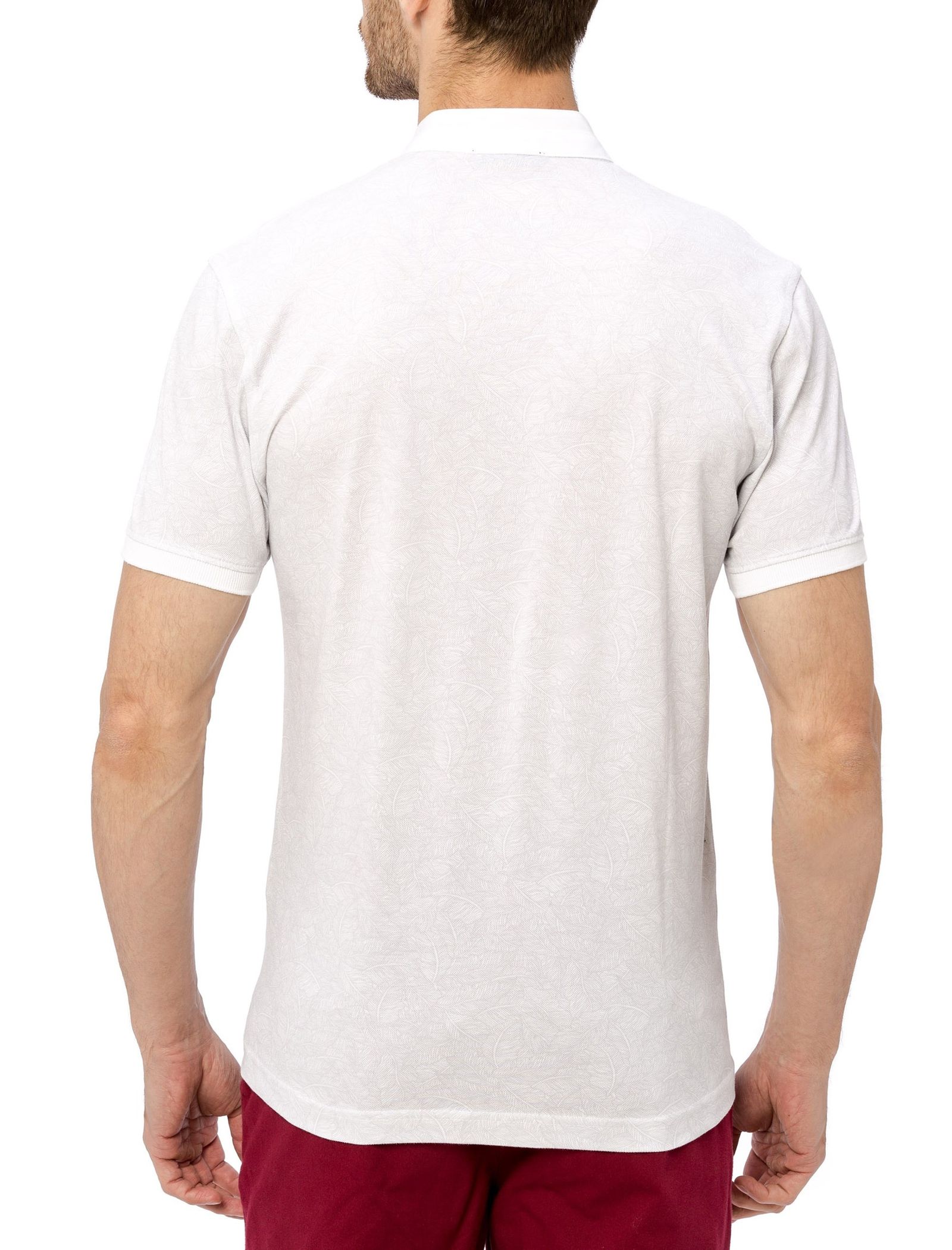 تی شرت نخی آستین کوتاه مردانه - ال سی وایکیکی - سفيد - 3