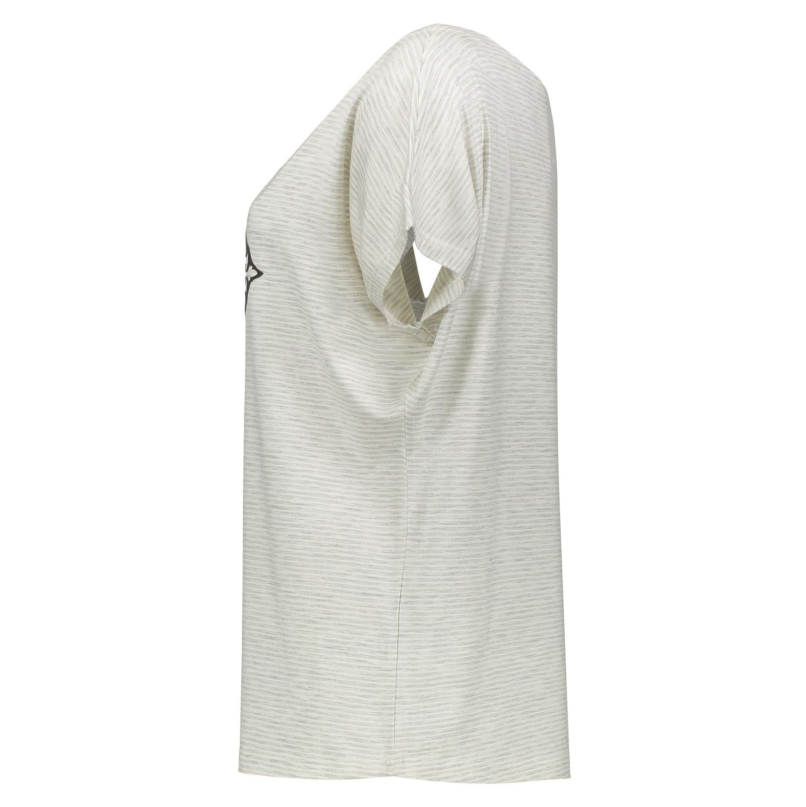 تی شرت یقه گرد زنانه - گارودی - طوسي روشن  - 5