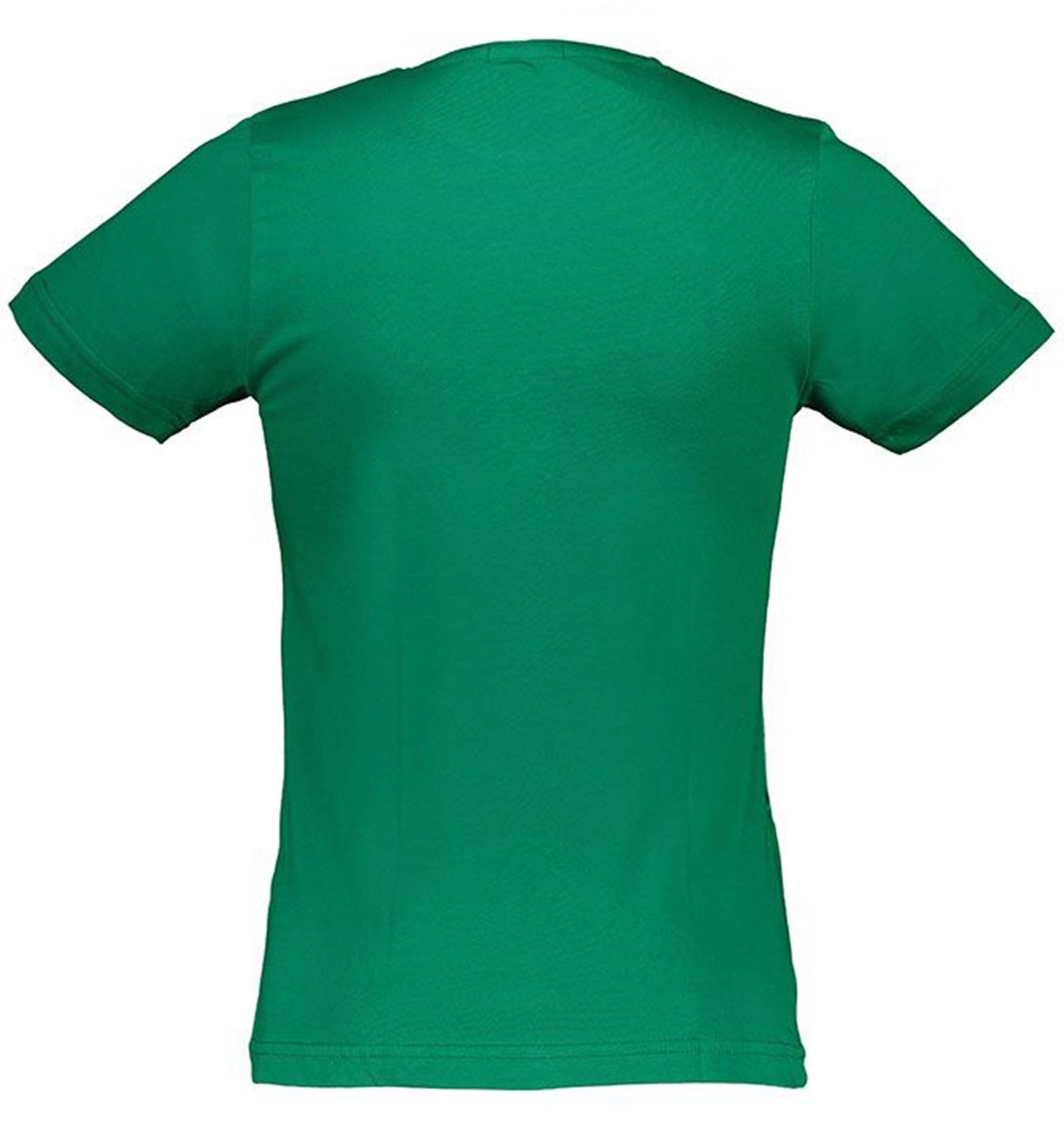 تی شرت نخی یقه گرد مردانه - آر اِن اِس - سبز - 3