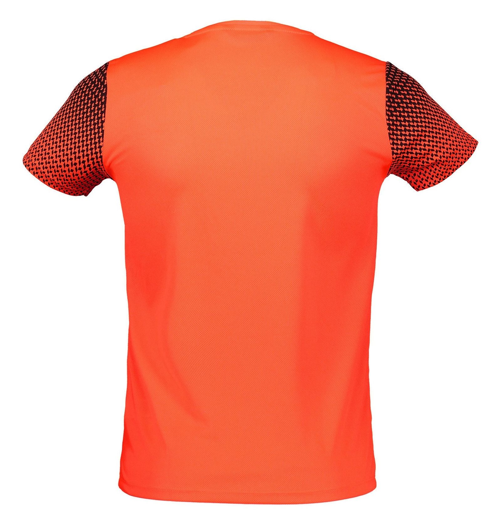 تی شرت یقه گرد مردانه - ال سی وایکیکی - نارنجي فسفري - 3