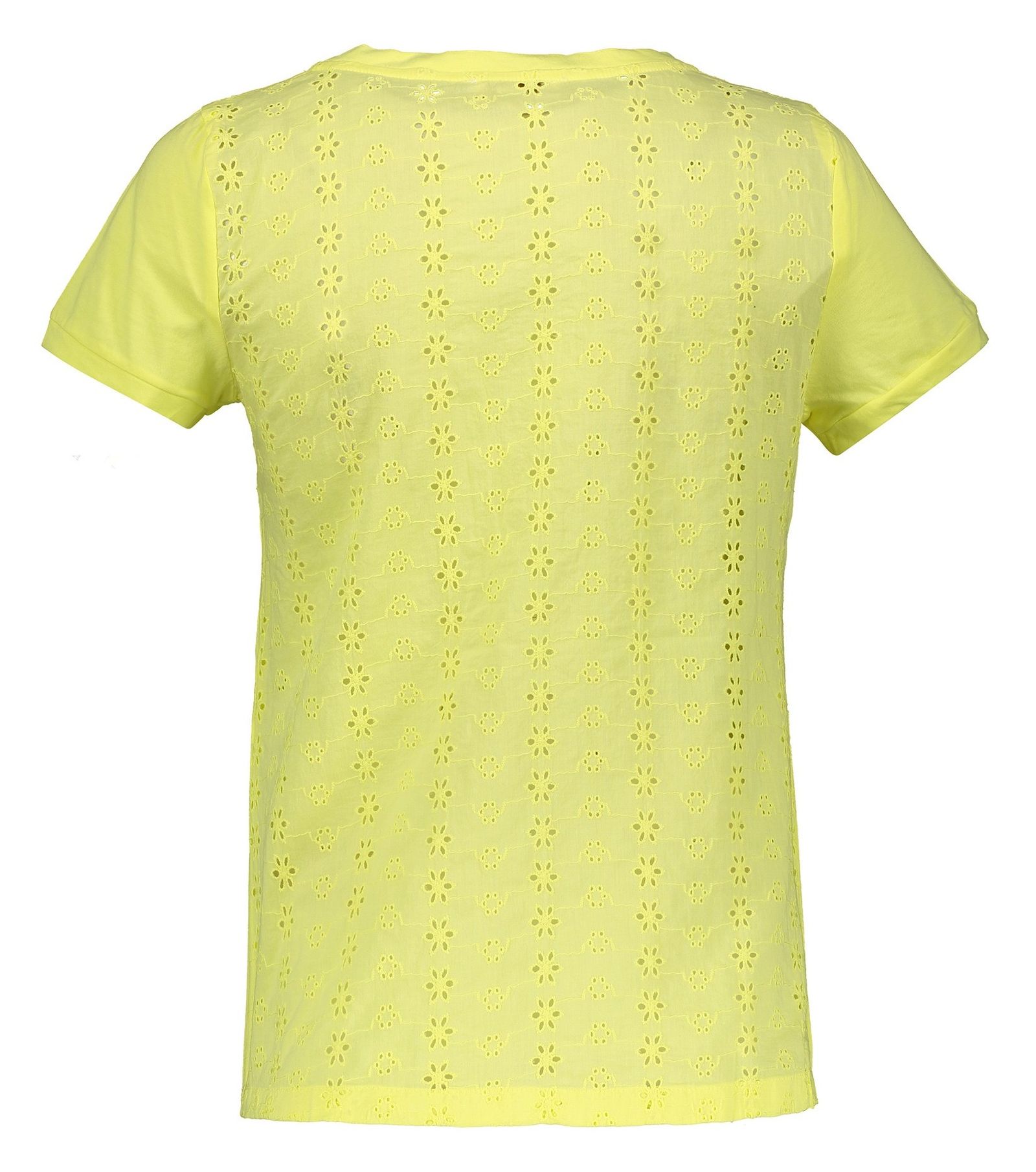 تی شرت یقه گرد زنانه - یوپیم - زرد - 3