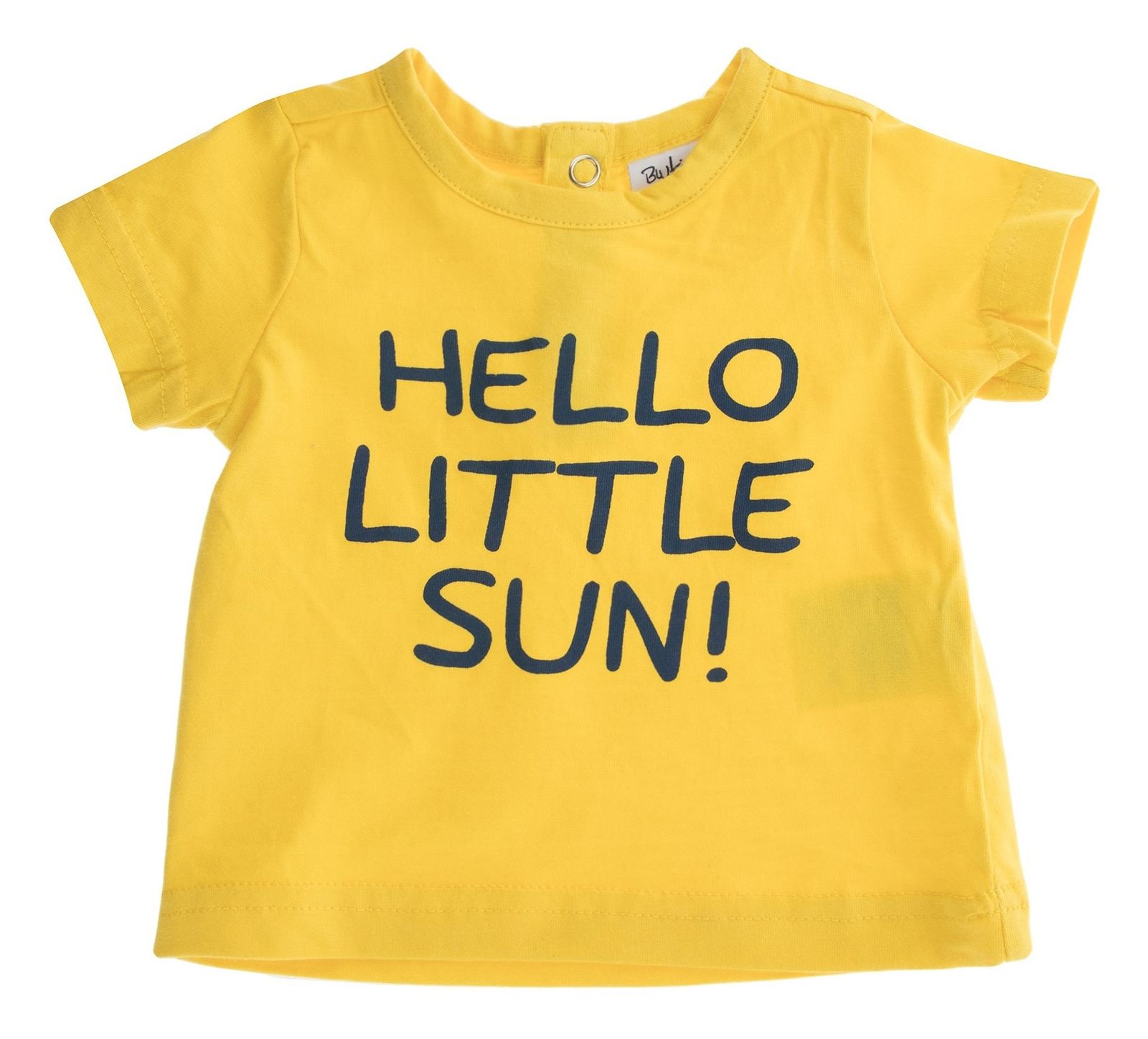 تی شرت و شلوارک نخی نوزادی پسرانه - بلوکیدز - زرد و سرمه اي - 3