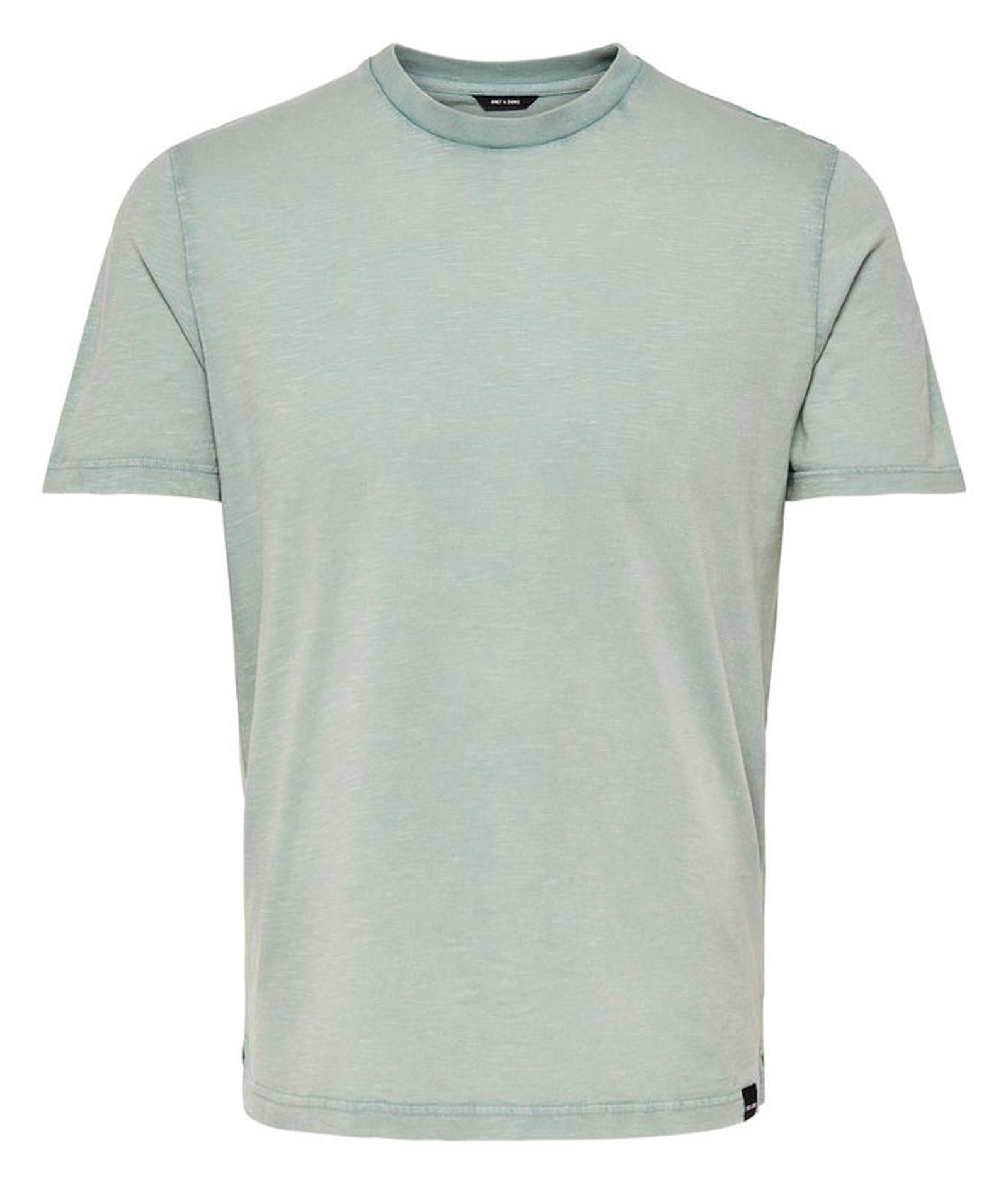 تی شرت نخی یقه گرد مردانه - اونلی اند سانز - سبز روشن - 1