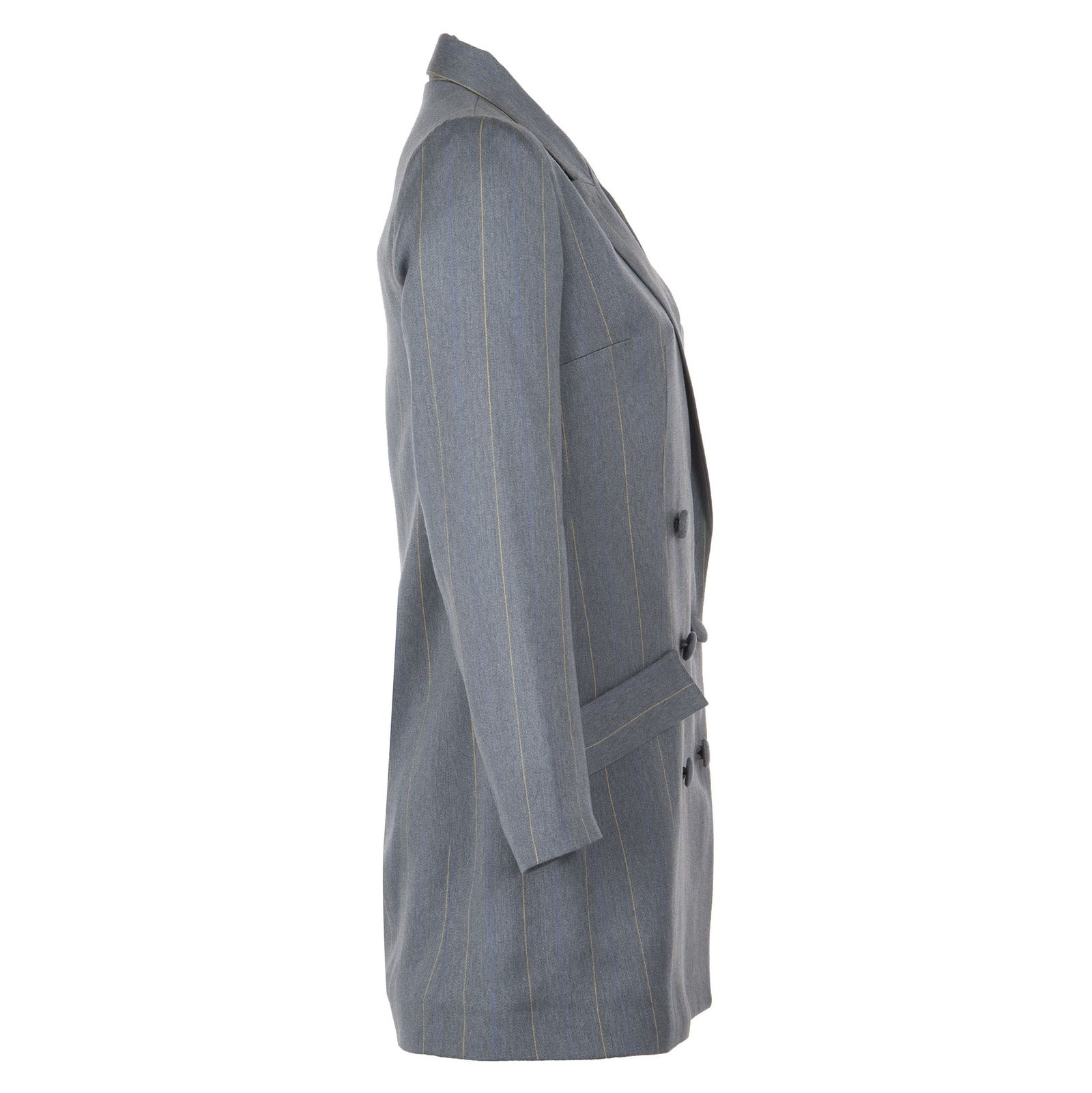 کت بلند زنانه - هانن - خاکستري - 4