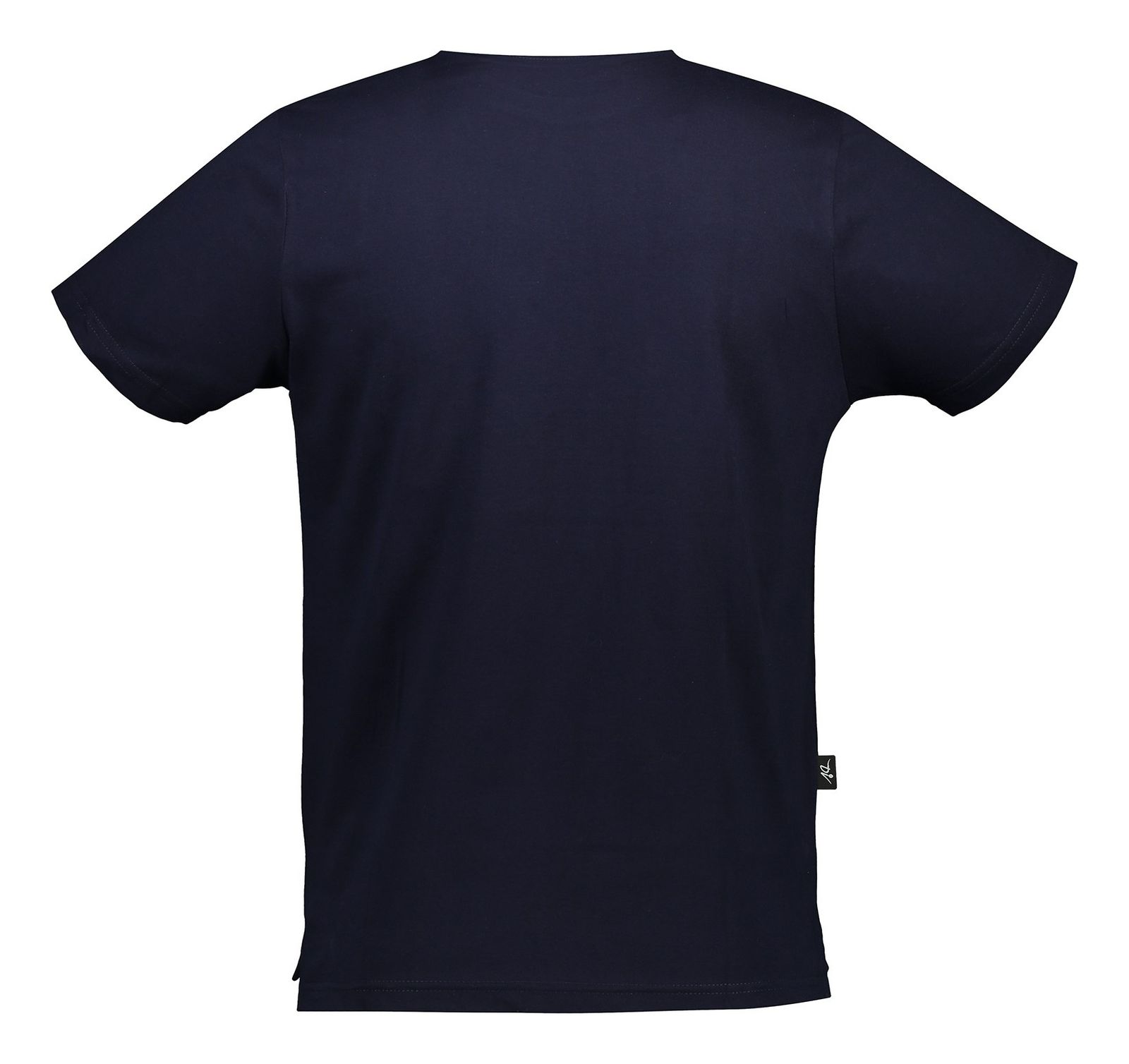 تی شرت یقه گرد مردانه - درفش - سرمه اي - 3