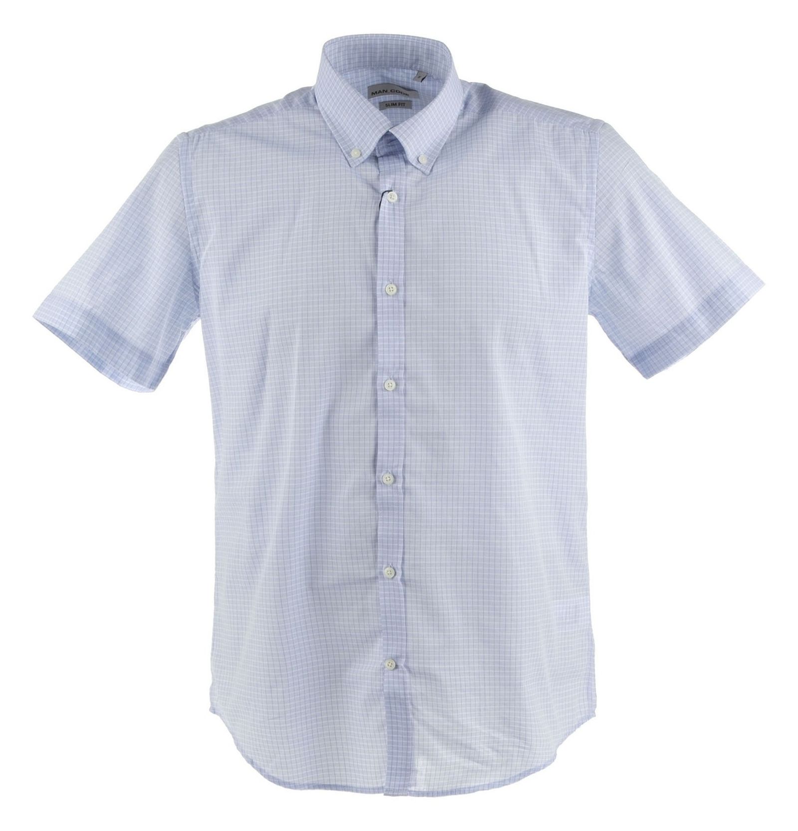 پیراهن آستین کوتاه مردانه - یوپیم - آبي  - 1