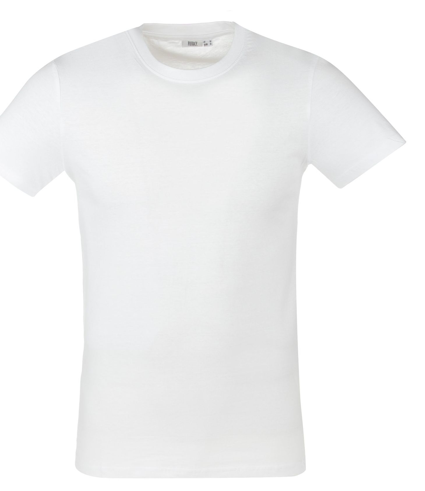 تی شرت نخی یقه گرد مردانه - یوپیم - سفيد - 1
