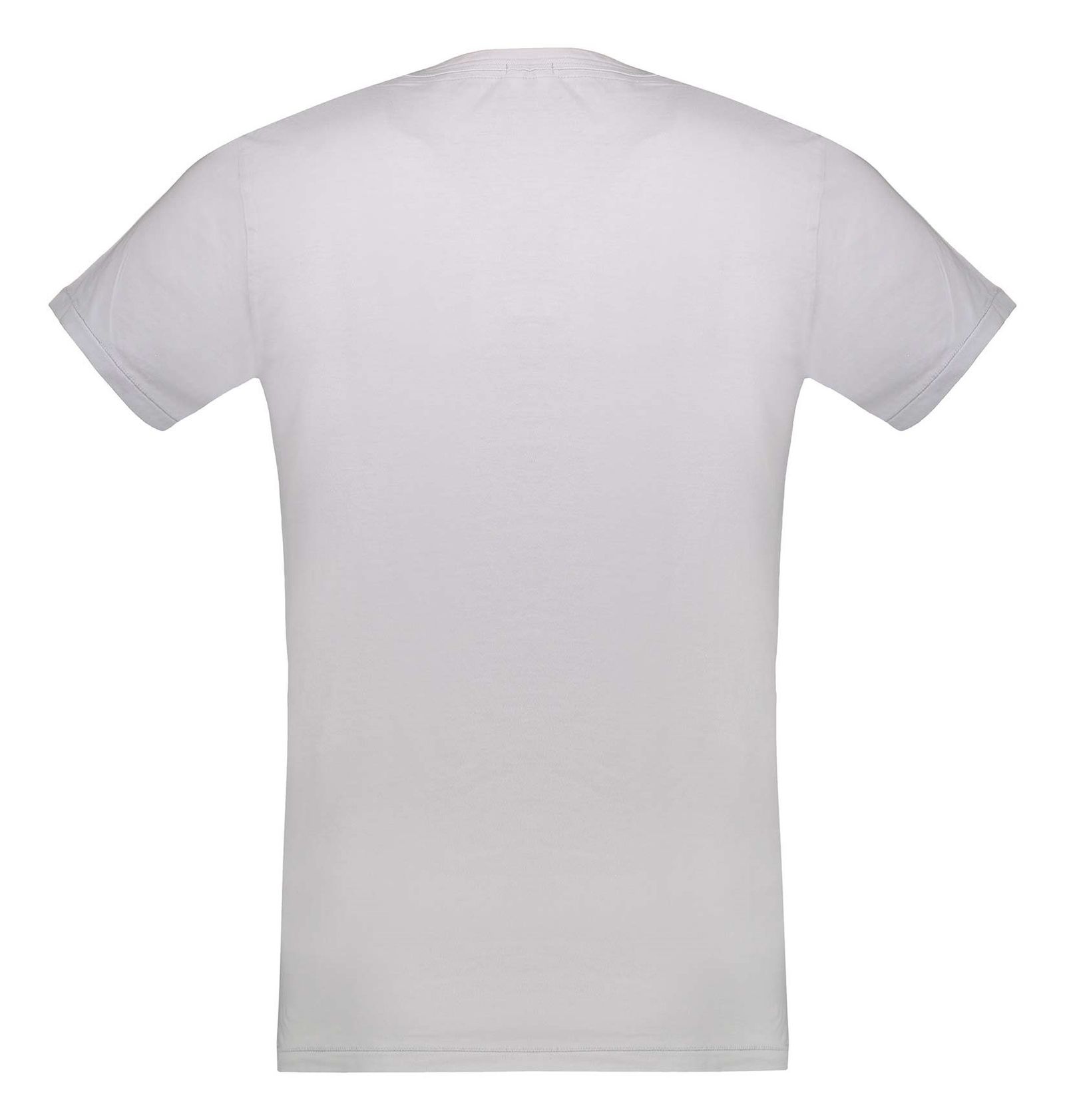 تی شرت نخی یقه گرد مردانه CUSTARD - پپه جینز - طوسي - 3