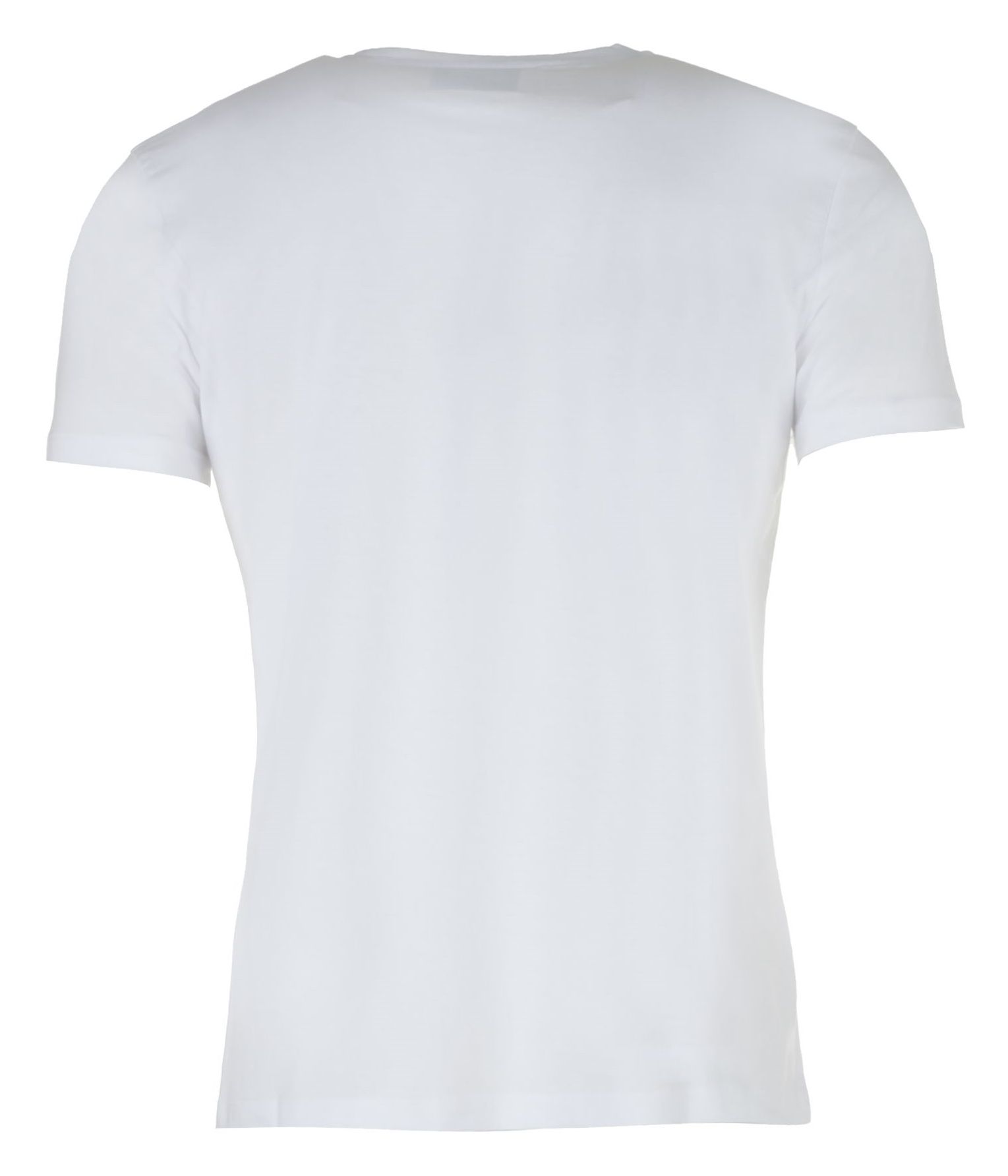 تی شرت نخی یقه گرد مردانه - 63 - سفيد - 3