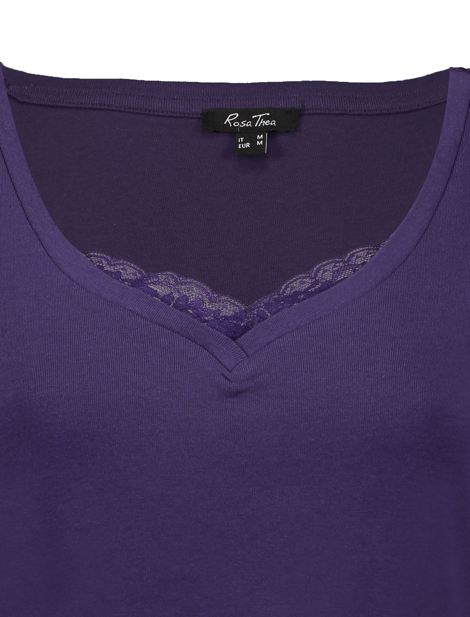 تی شرت یقه هفت زنانه - یوپیم - بنفش - 5