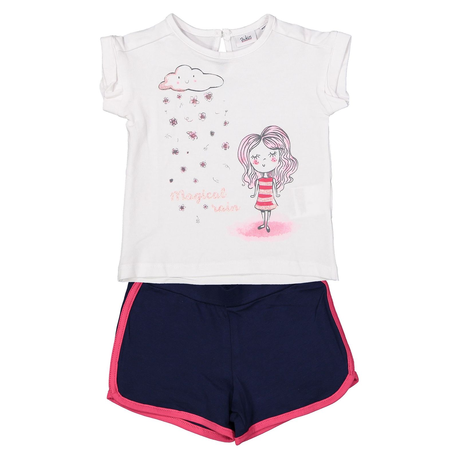 تی شرت و شلوارک نخی نوزادی دخترانه - بلوکیدز -  - 1