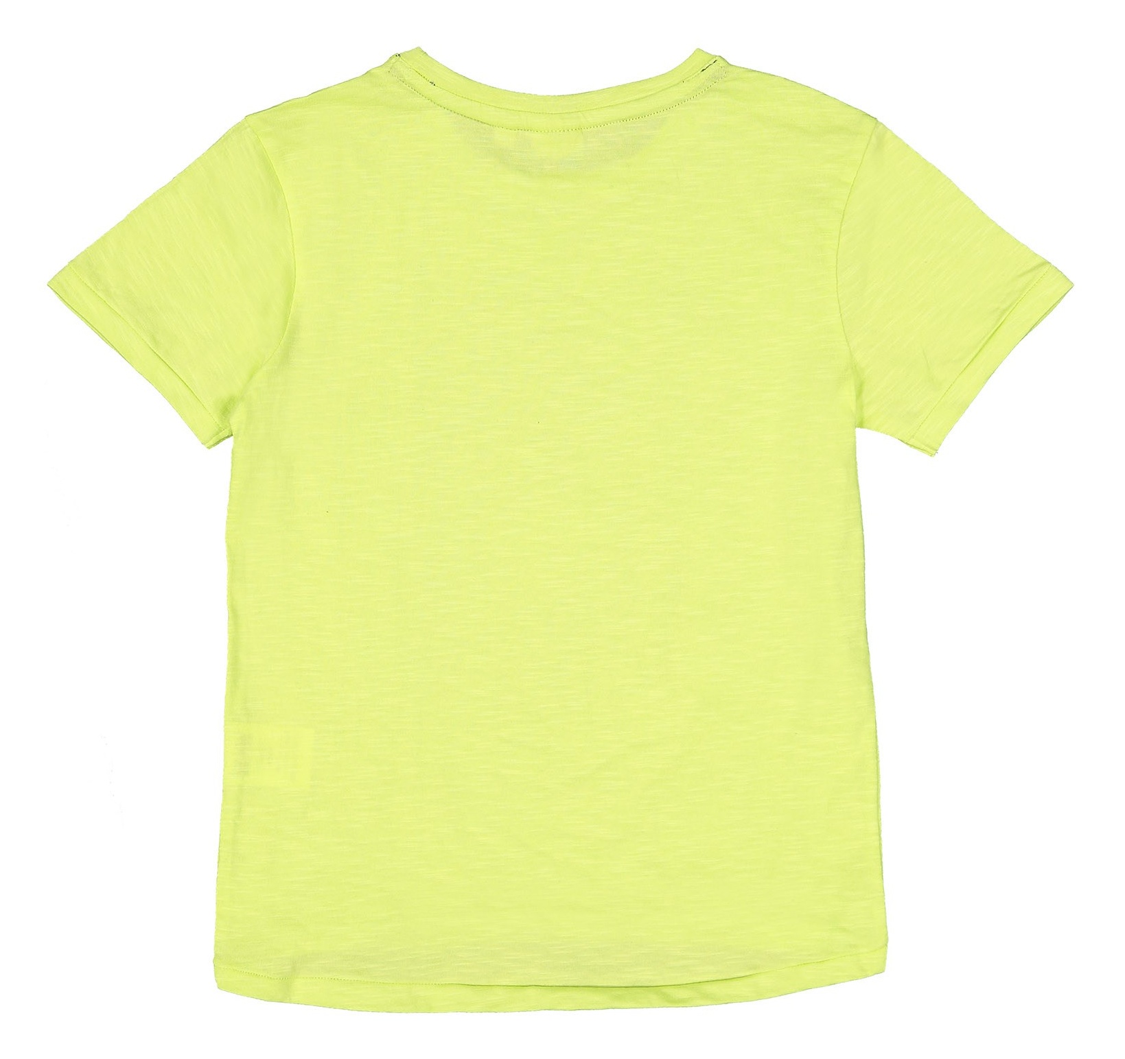تی شرت نخی یقه گرد پسرانه - بلوکیدز - سبز روشن  - 3