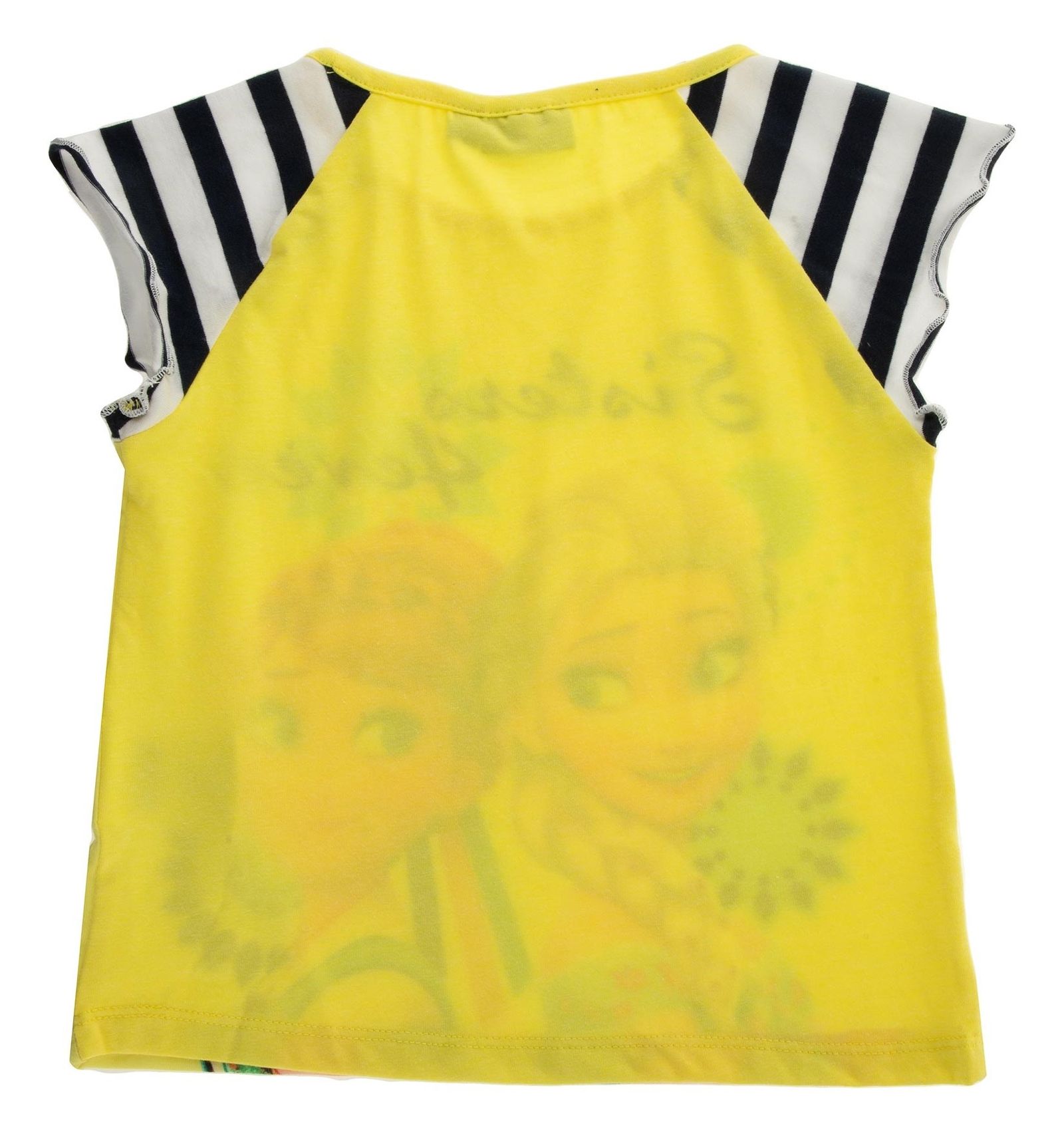 تی شرت و شلوارک دخترانه - بلوکیدز - زرد - 4