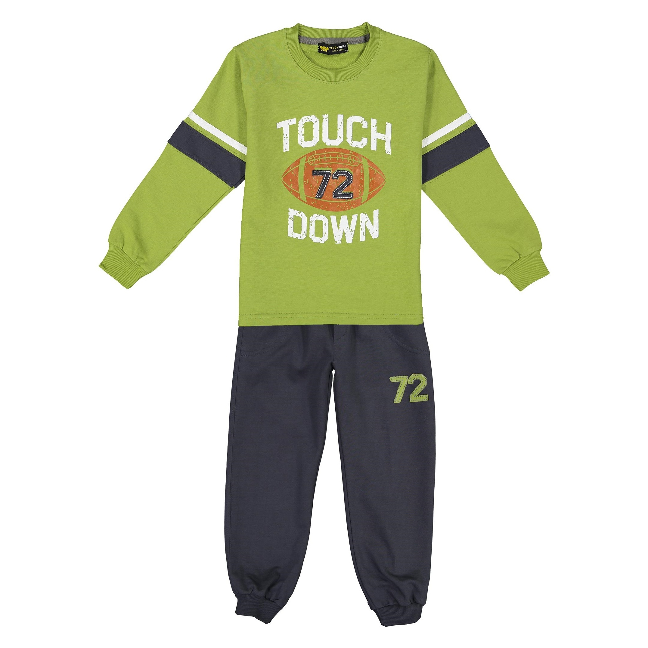 سویشرت و شلوار نخی پسرانه 72 - خرس کوچولو