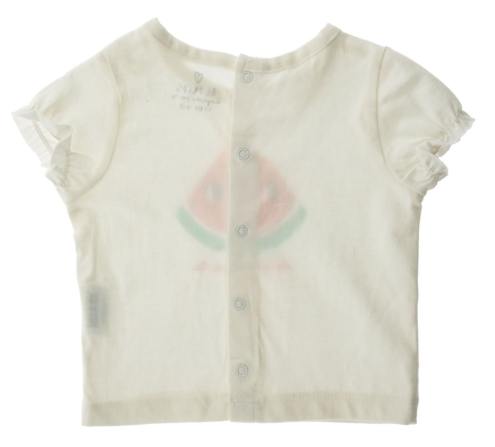 تی شرت و شورت نخی نوزادی - بلوکیدز - سفيد و آبي روشن - 4