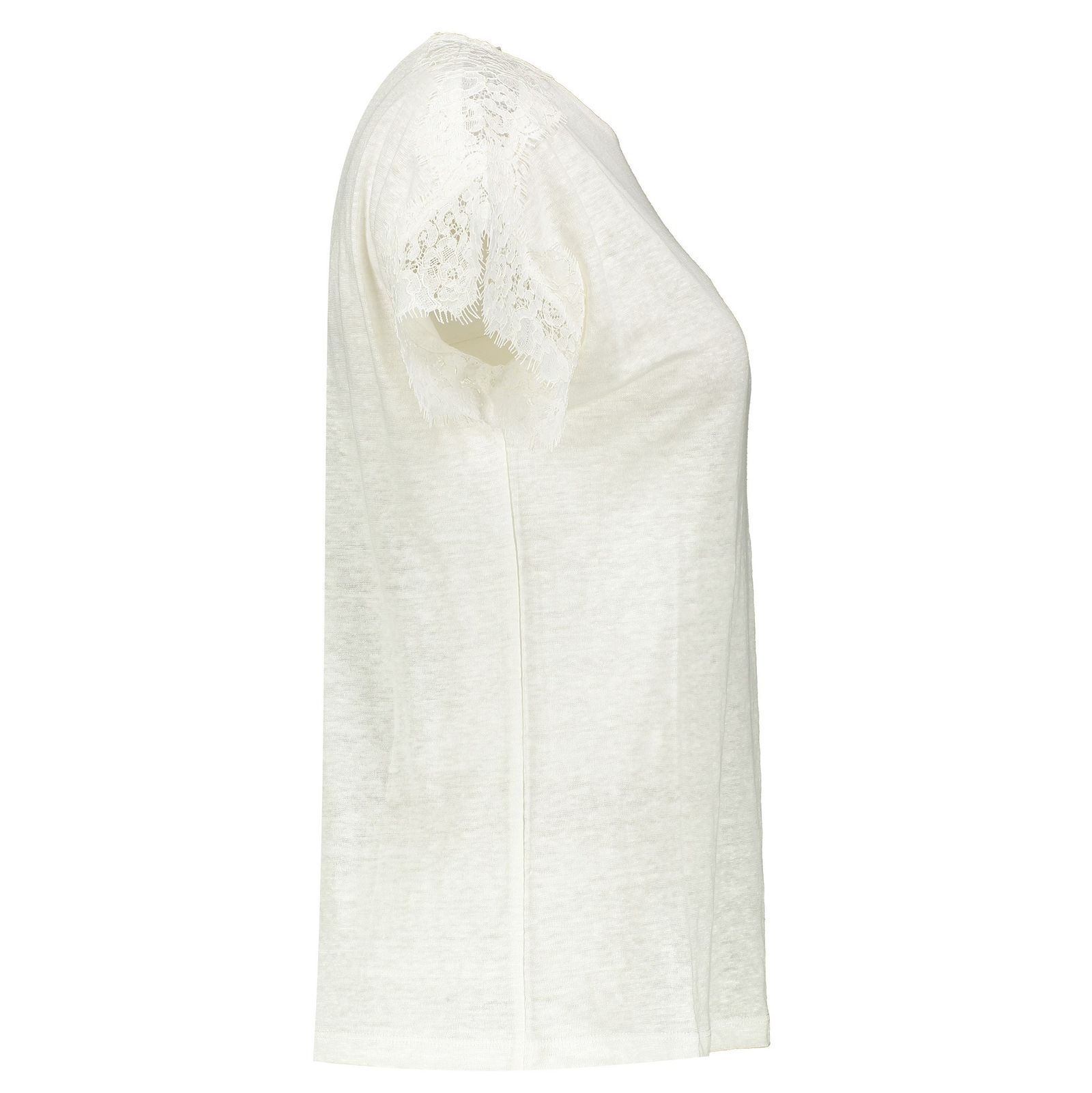 تی شرت یقه گرد زنانه - یوپیم - سفيد - 4