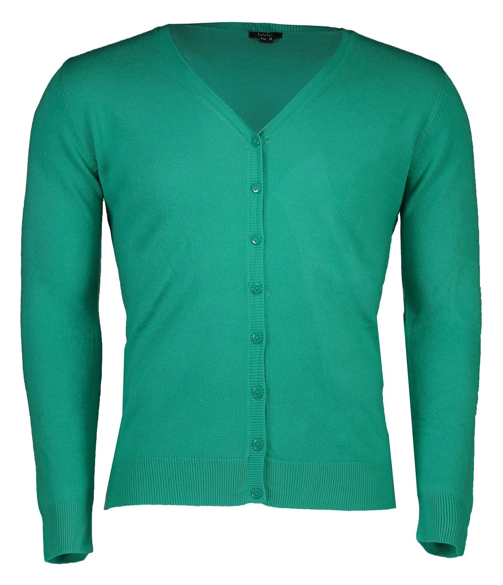 ژاکت دکمه دار زنانه - یوپیم - سبز آبي - 2