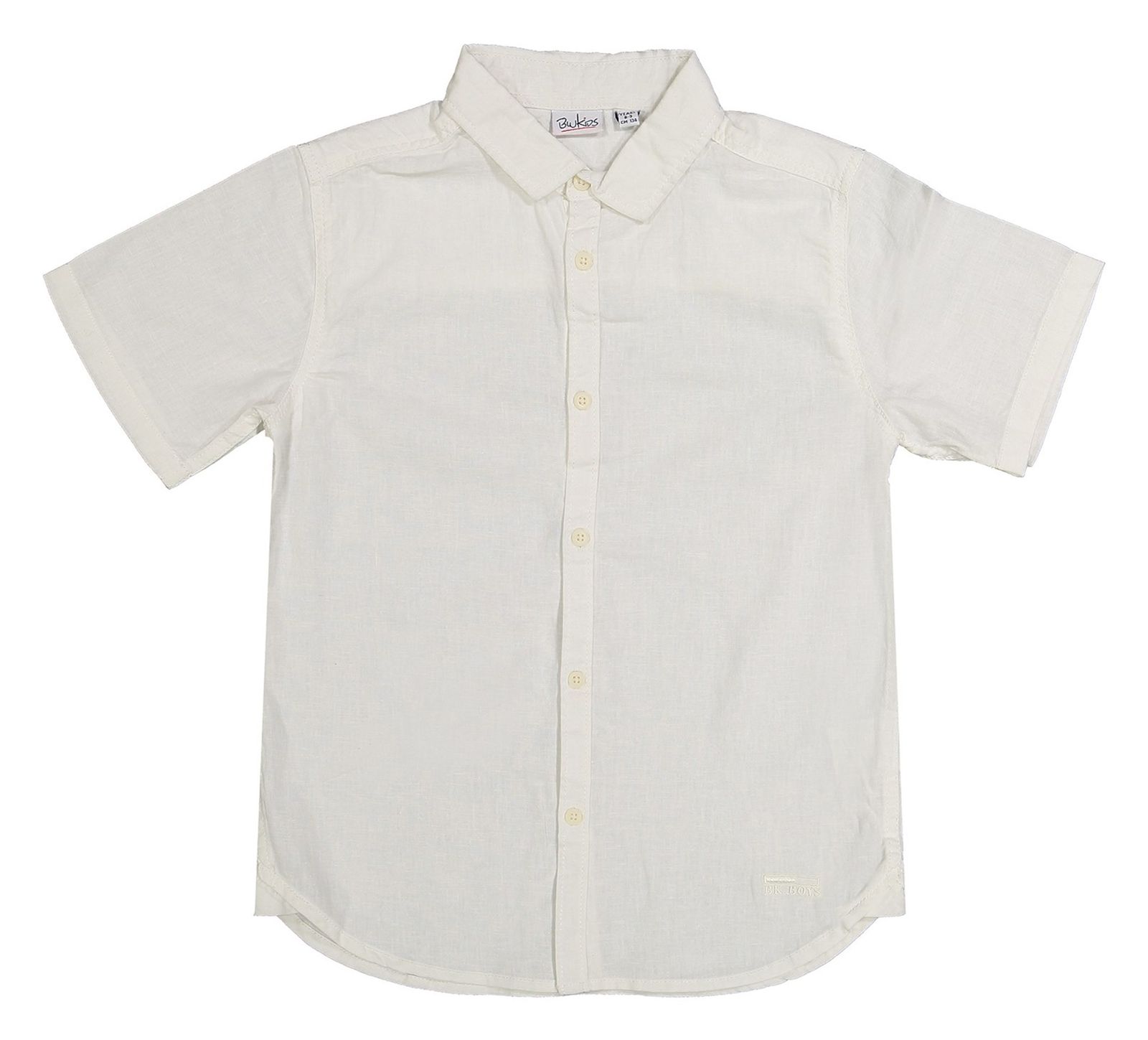 پیراهن آستین کوتاه پسرانه - بلوکیدز - سفید - 1