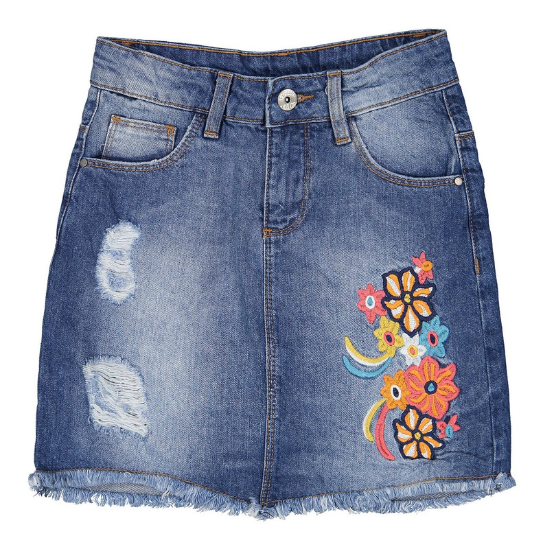 دامن جین کوتاه دخترانه - بلوکیدز