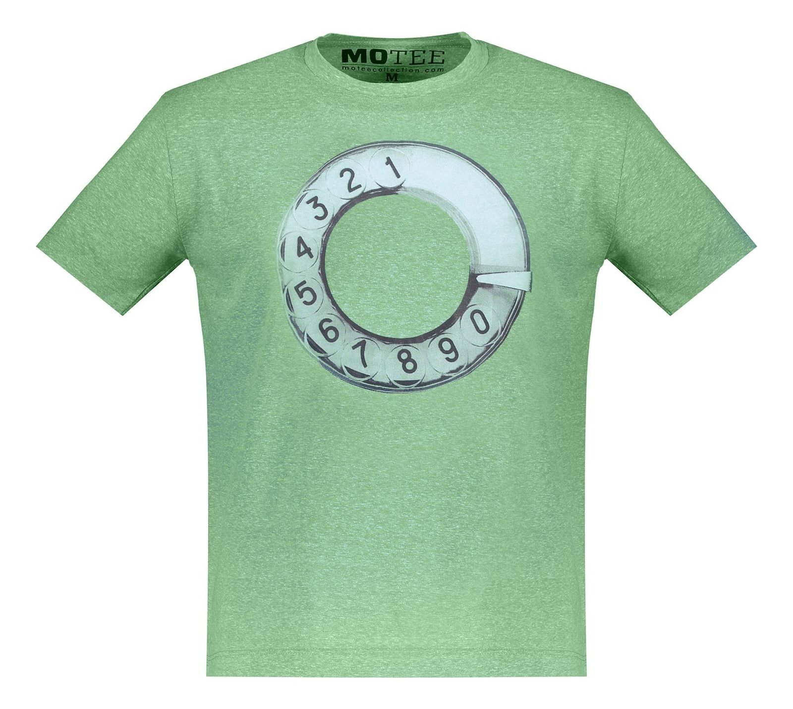 تی شرت یقه گرد مردانه - متی - سبز - 1
