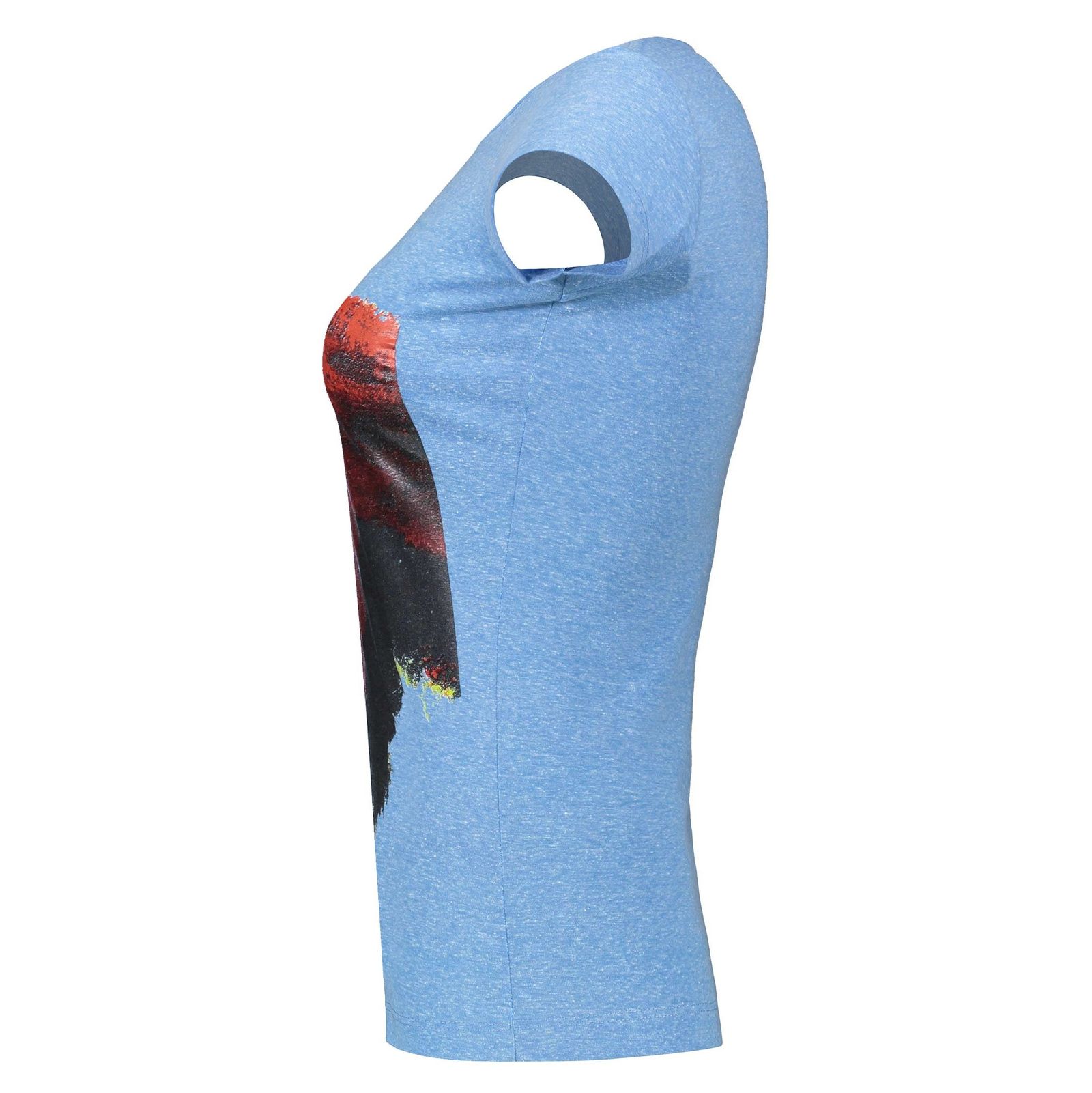 تی شرت یقه گرد زنانه - متی - بنفش - 10