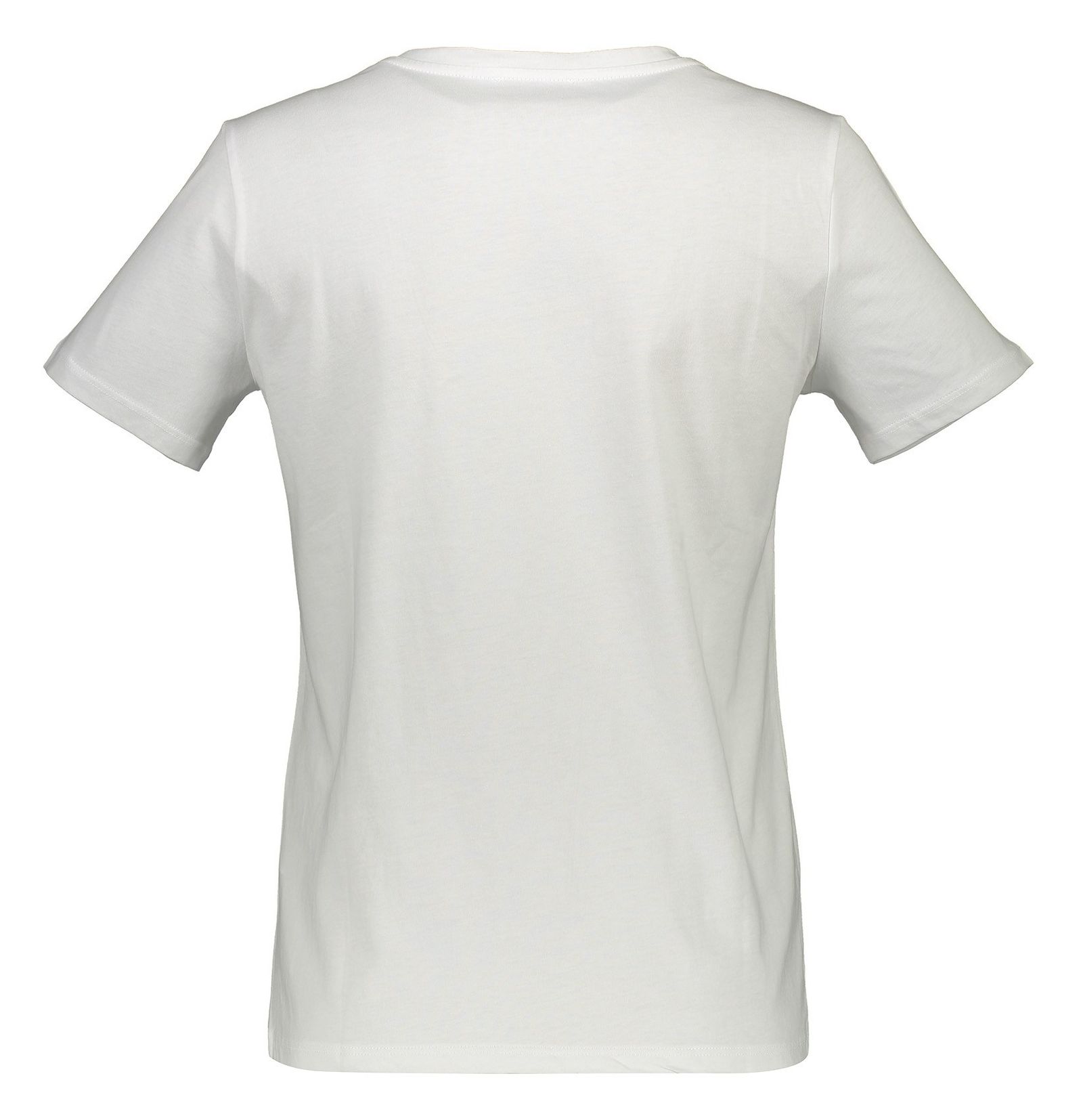 تی شرت نخی یقه گرد زنانه - پی سز - سفيد - 4