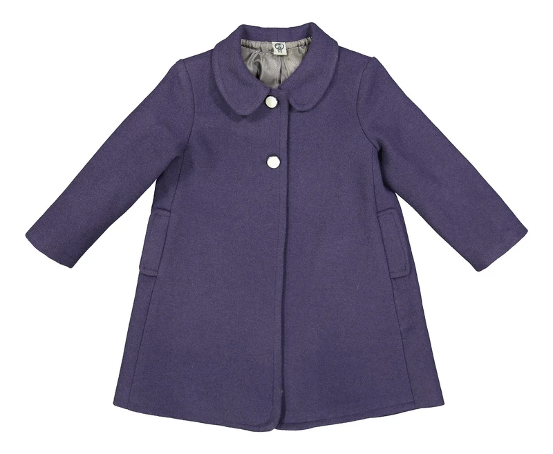 پالتو پشمی یقه برگردان دخترانه نیوشا - دایان