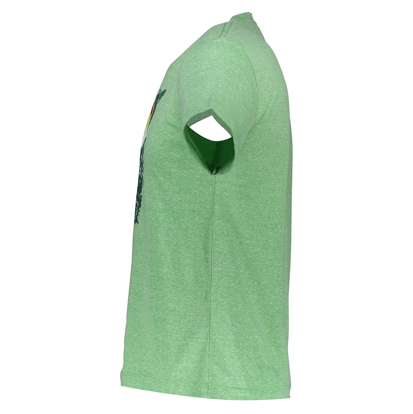 تی شرت یقه گرد مردانه - متی - سبز - 4