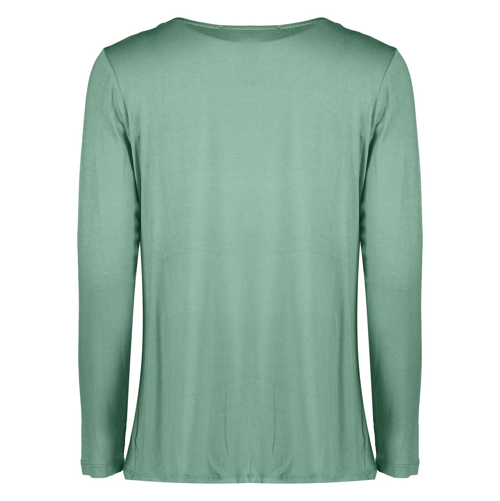تی شرت آستین بلند زنانه - رامکات - سبز روشن - 3