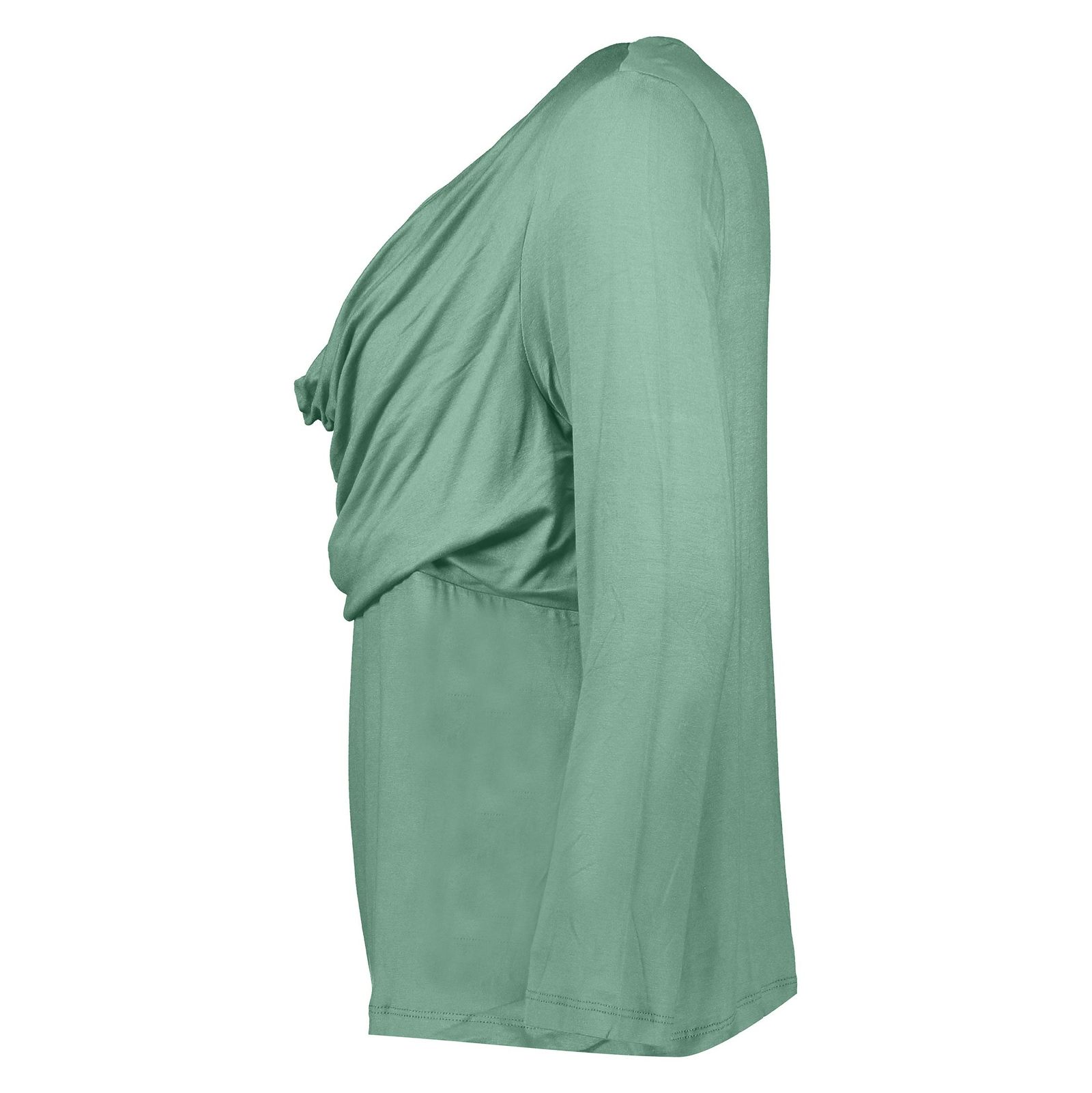 تی شرت آستین بلند زنانه - رامکات - سبز روشن - 4
