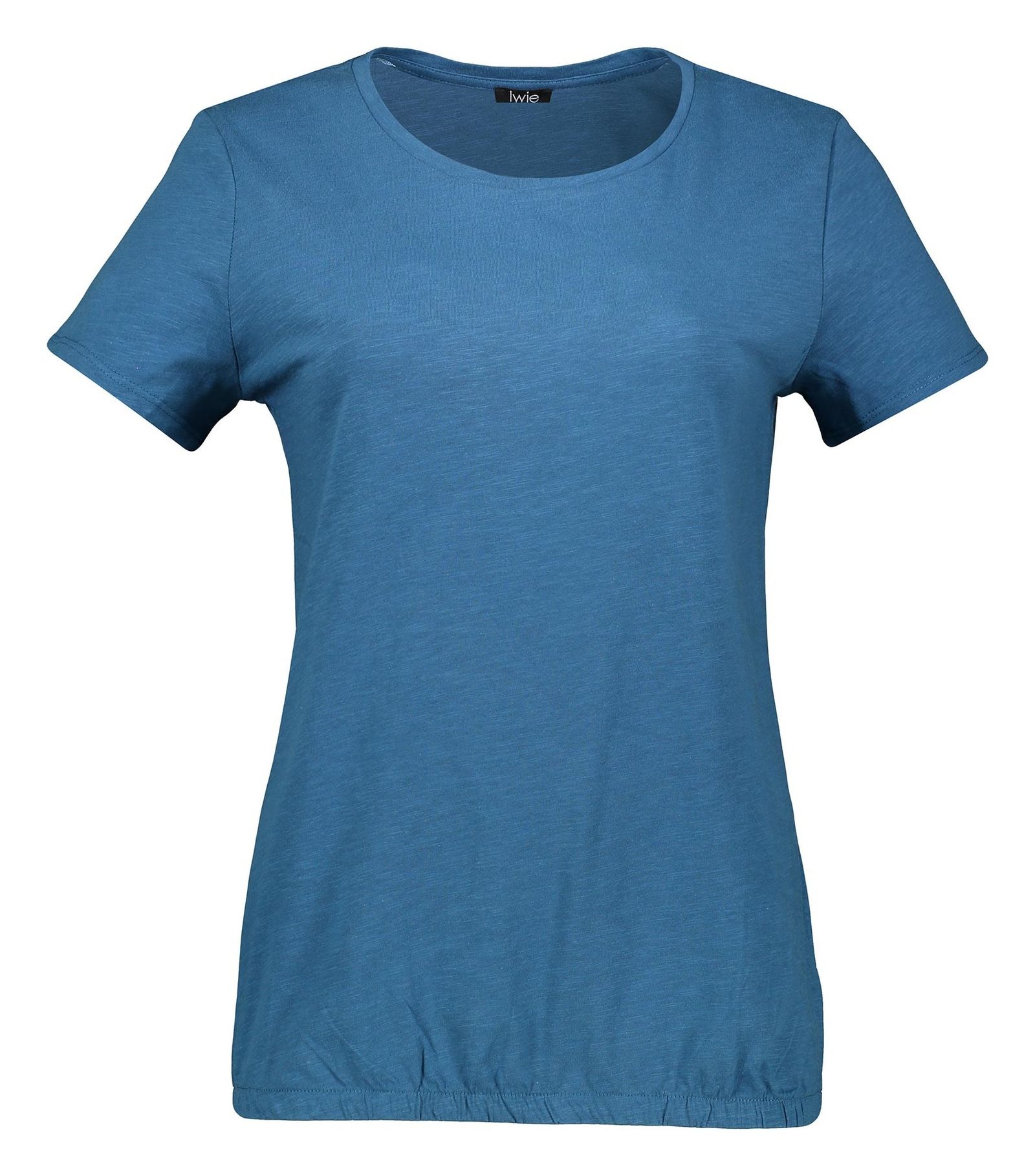 تی شرت نخی یقه گرد زنانه - یوپیم - سبزآبي - 1