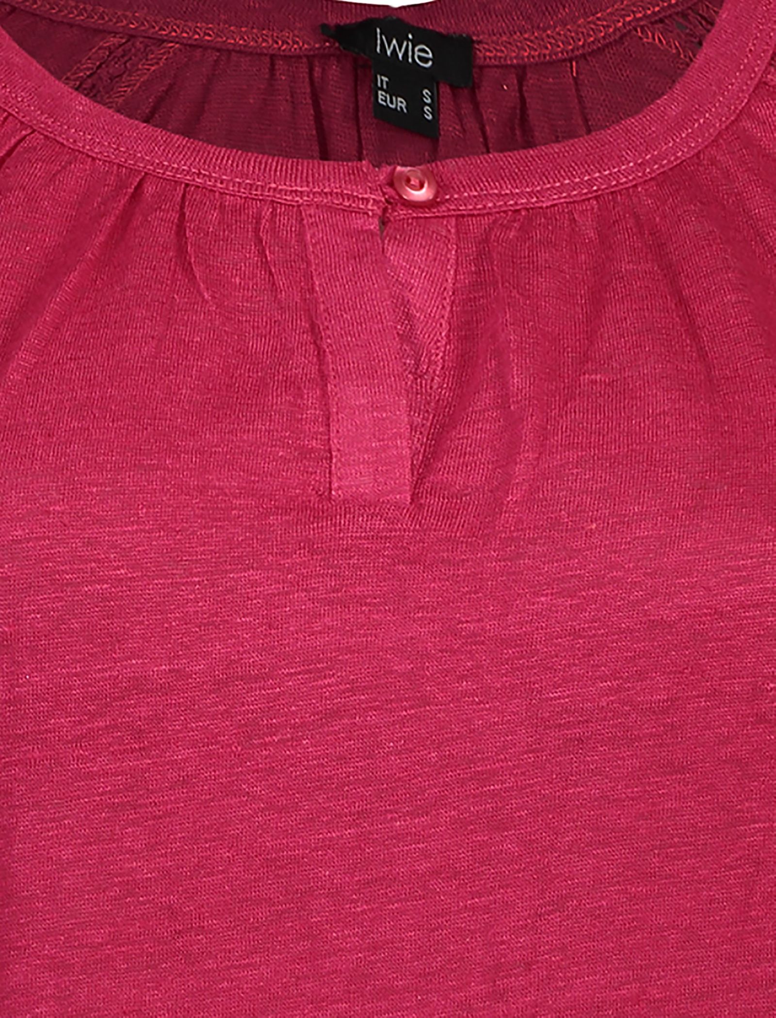 تی شرت نخی یقه گرد زنانه - یوپیم - قرمز - 3