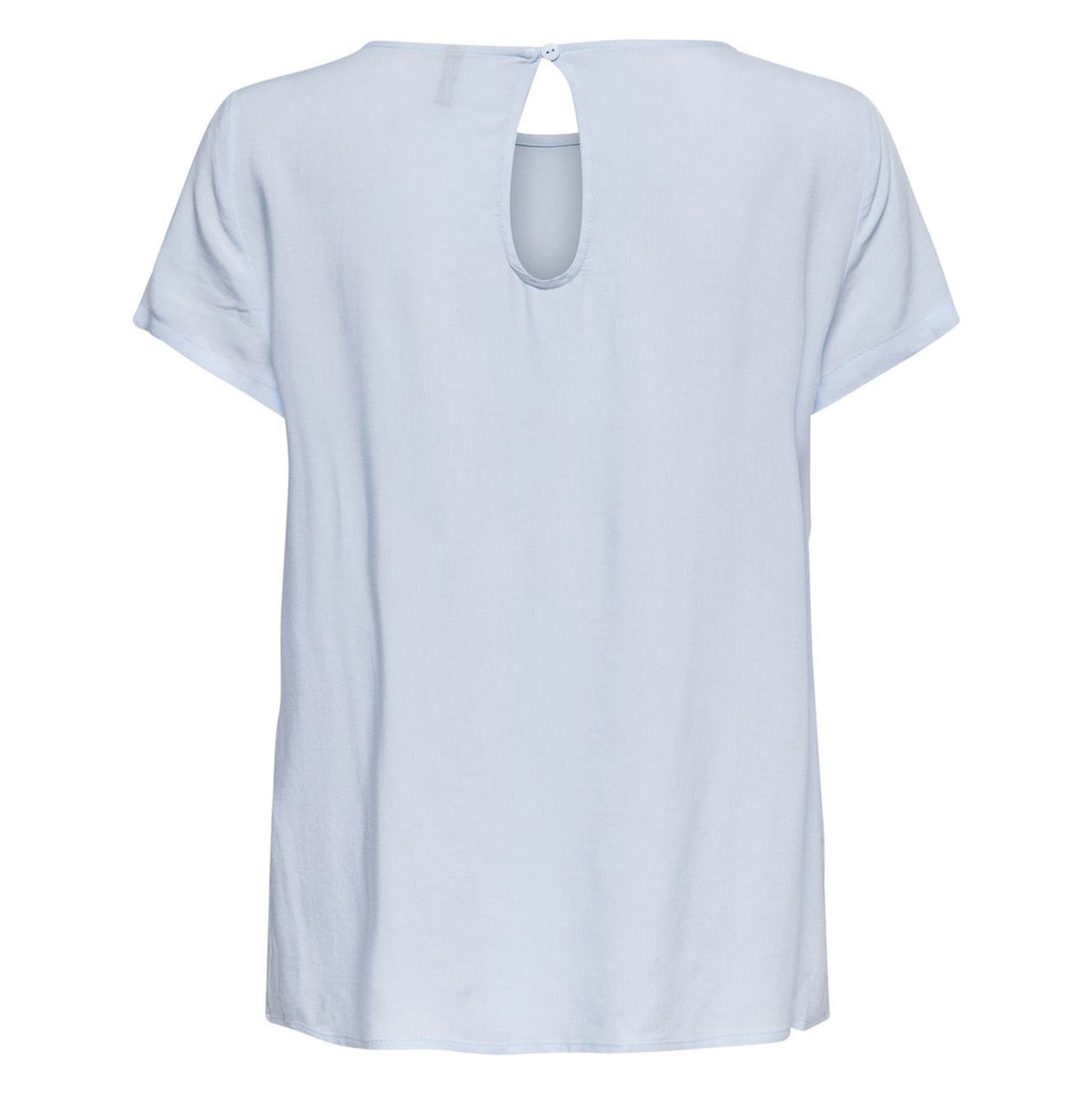 تی شرت ویسکوز یقه گرد زنانه - اونلی - آبي - 3