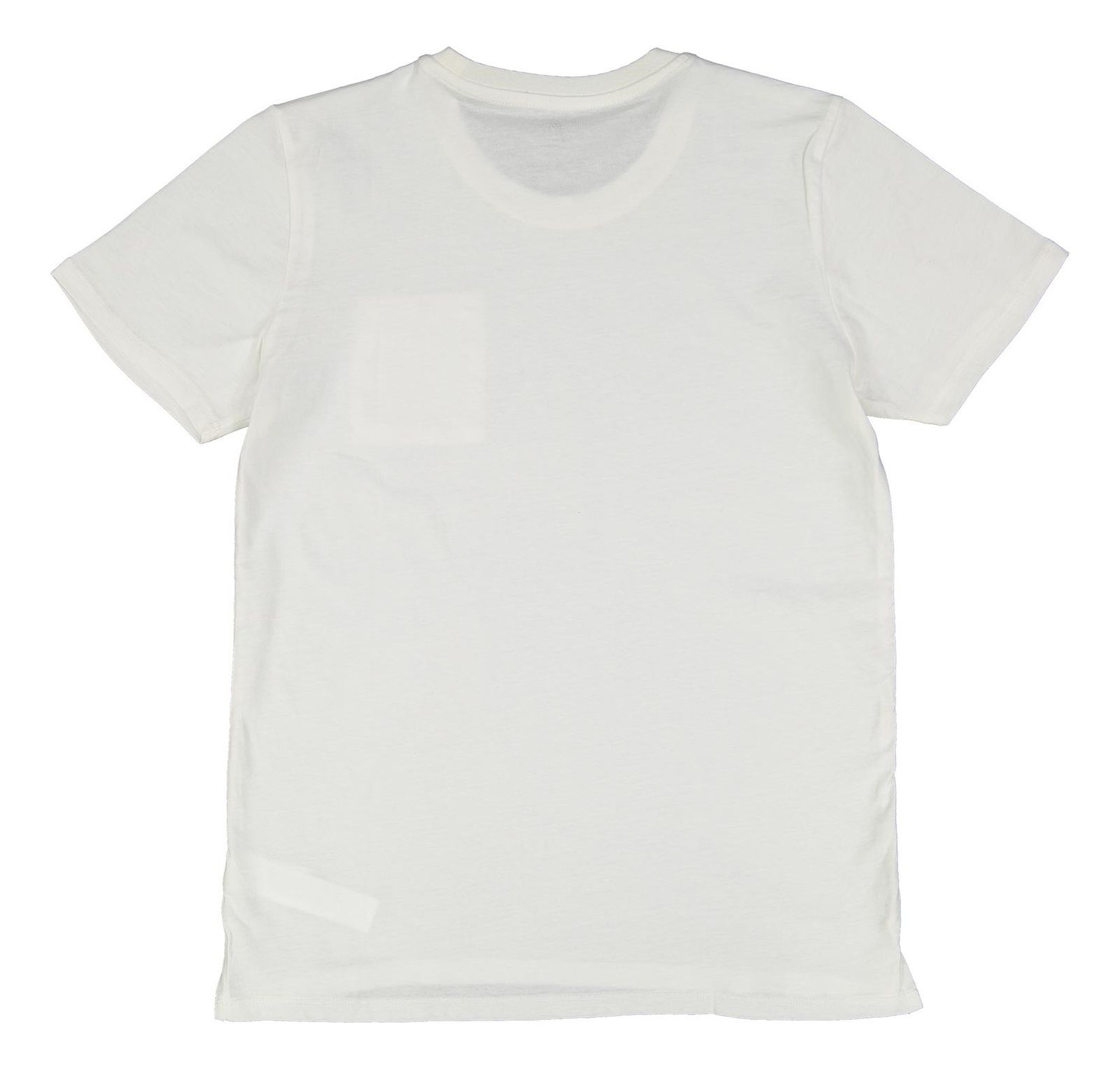 تی شرت نخی یقه گرد پسرانه - دفکتو - سفيد - 3